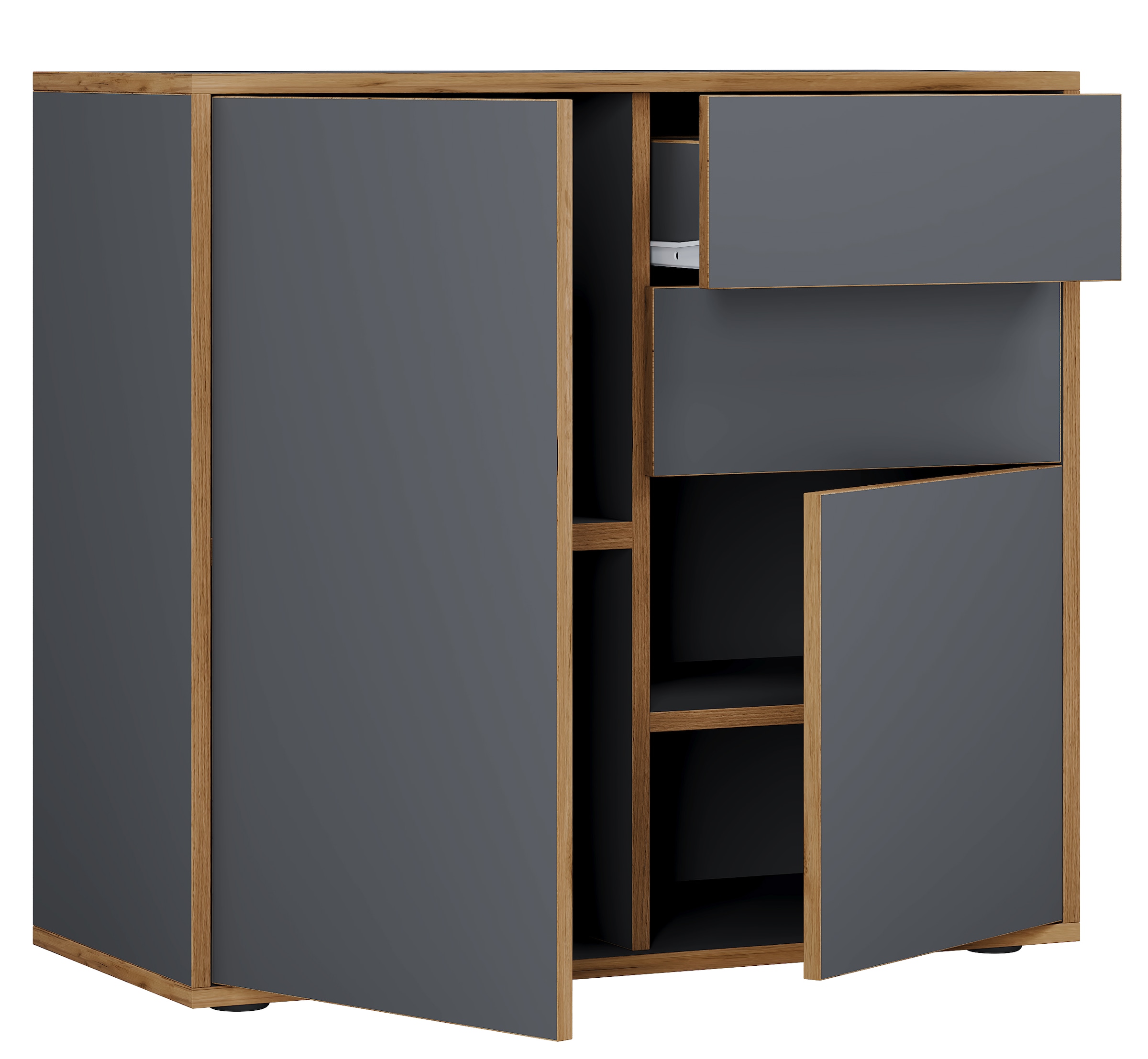 VCM Kommode »Holz Kommode Sideboard Salia Breite 80 Schublade«