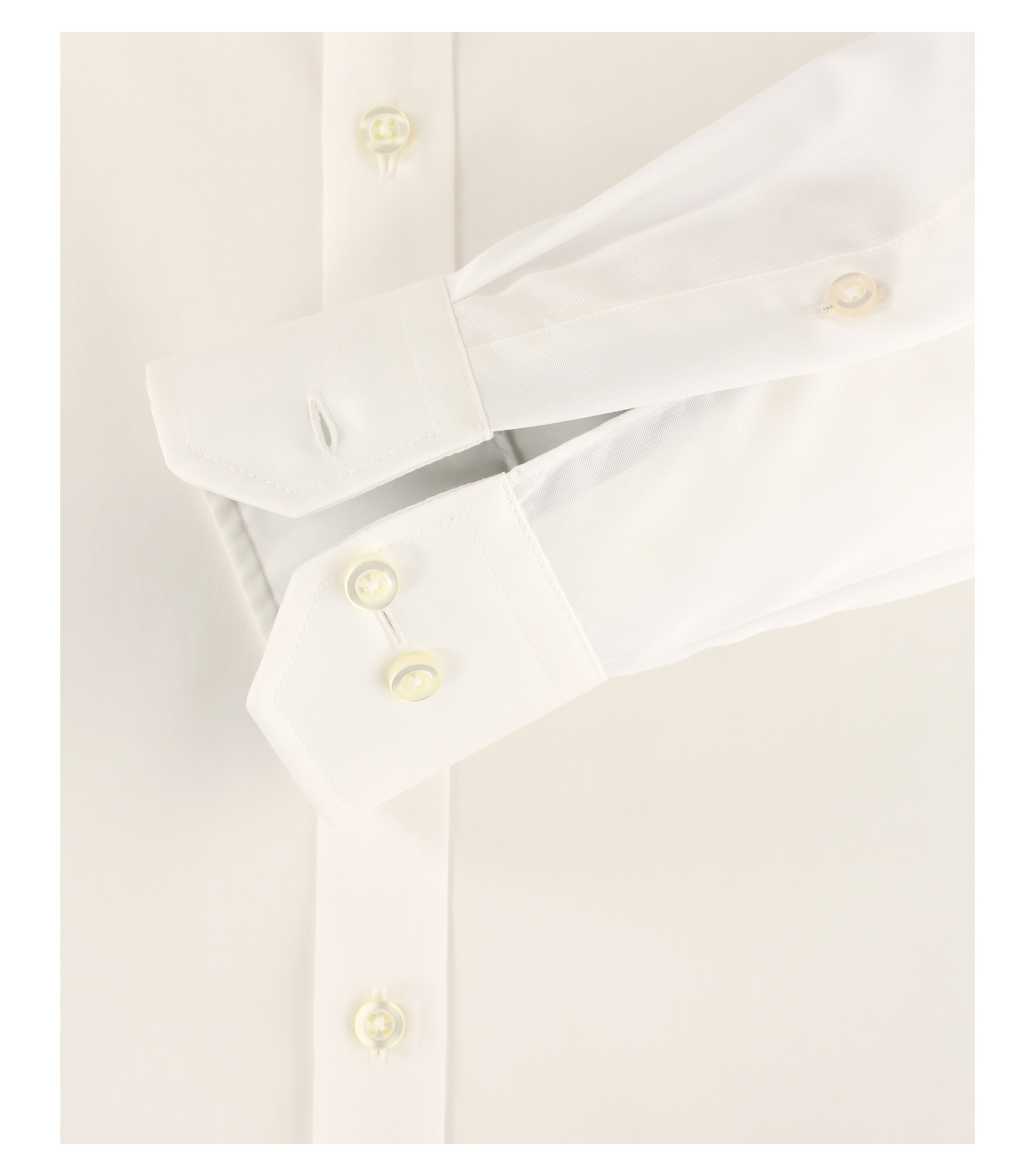 VENTI Businesshemd uni White/Beige 38 3