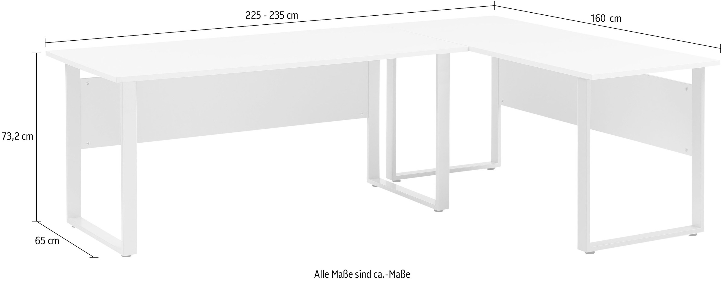 kaufen 1500« »Serie | Schildmeyer Eckschreibtisch BAUR