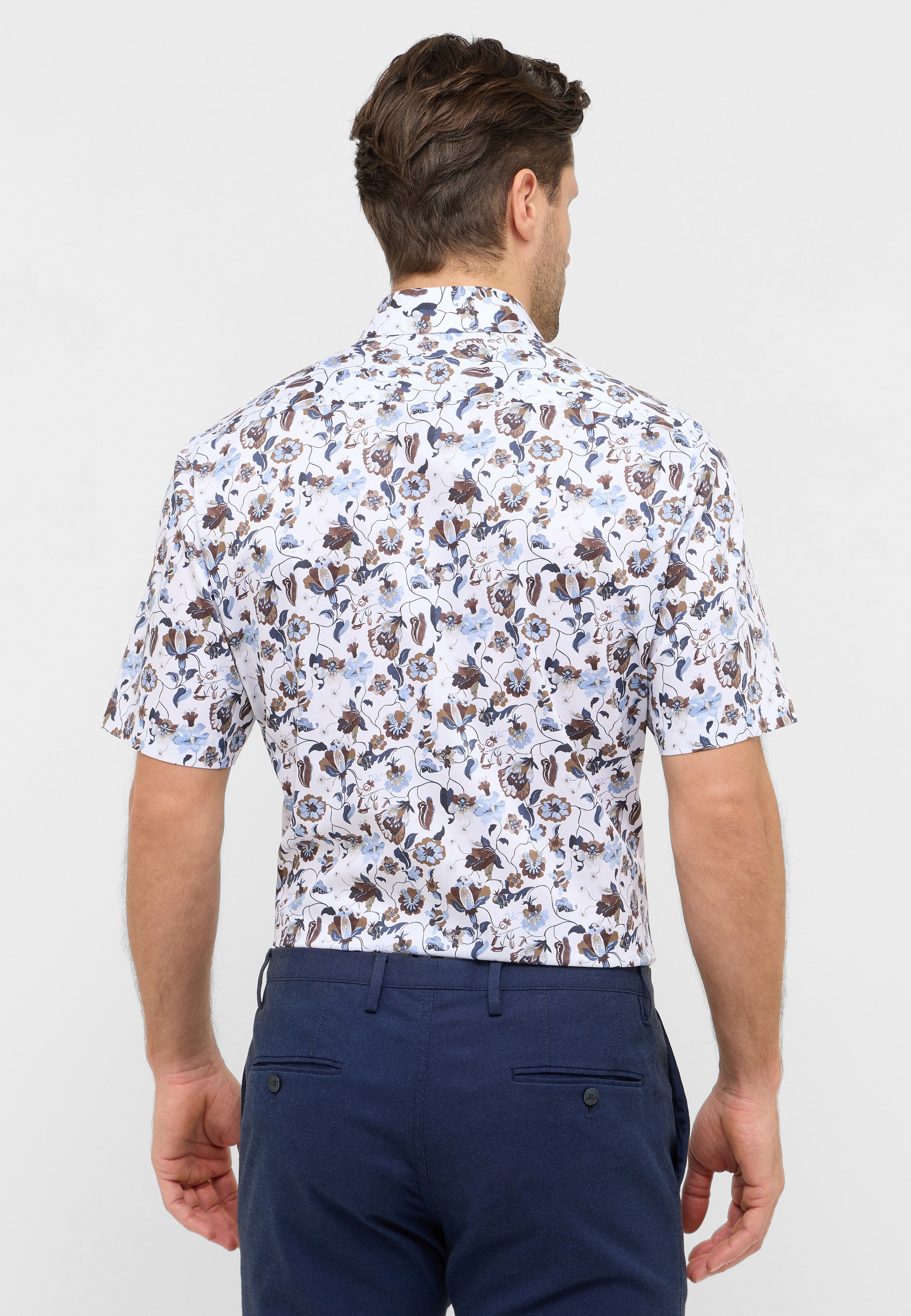 Eterna Kurzarmhemd "MODERN FIT" NON IRON (bügelfrei) günstig online kaufen