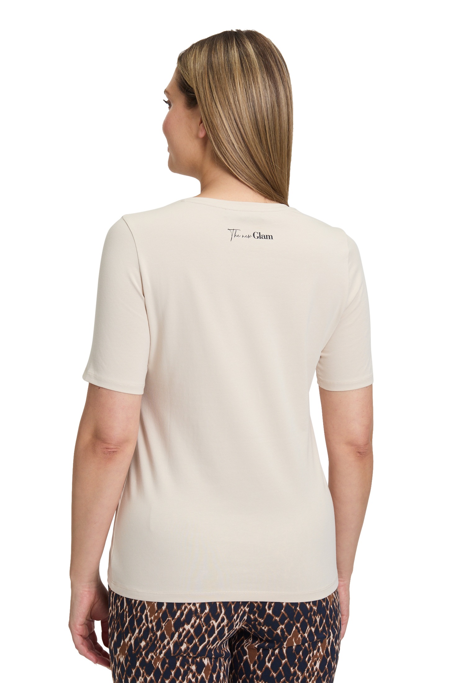 Betty Barclay Kurzarmshirt »Betty Barclay Damen Basic Shirt mit Placement«, (1 tlg.)