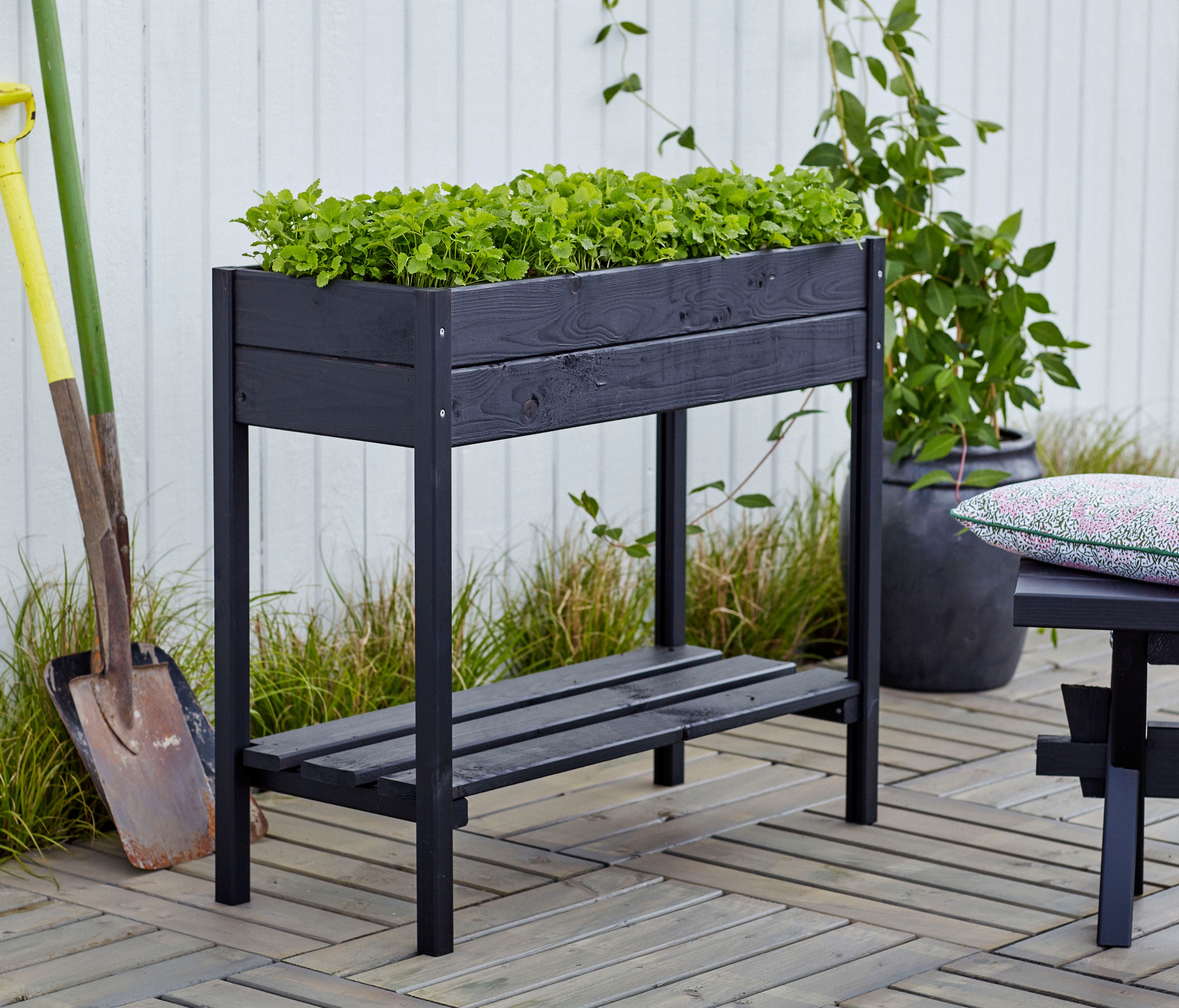 PLUS Blumenkasten, auf Beinen, BxTxH: 37x88x79 cm