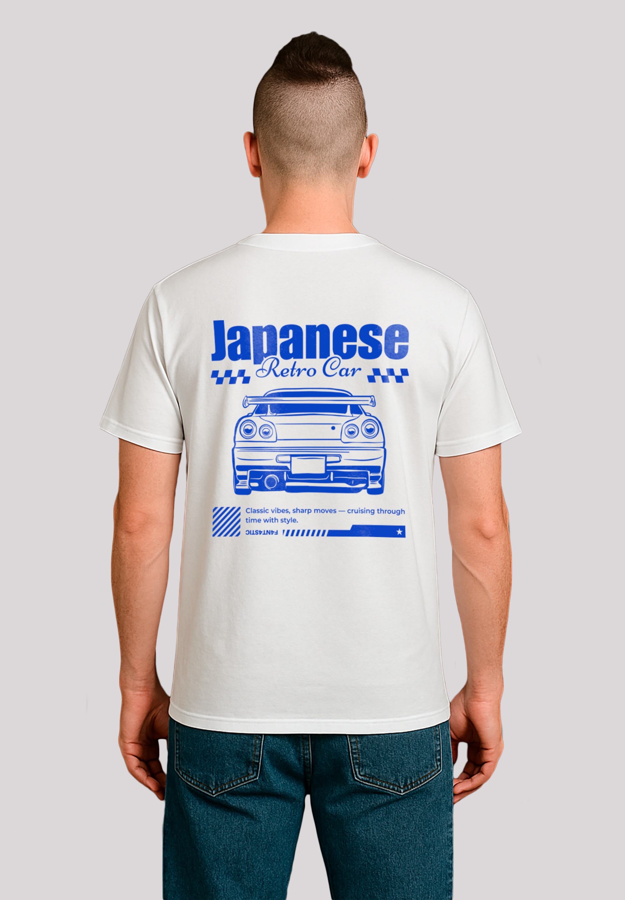F4NT4STIC T-Shirt »Retro Car Japanese Streetstyle« Japan Streetwear Styles