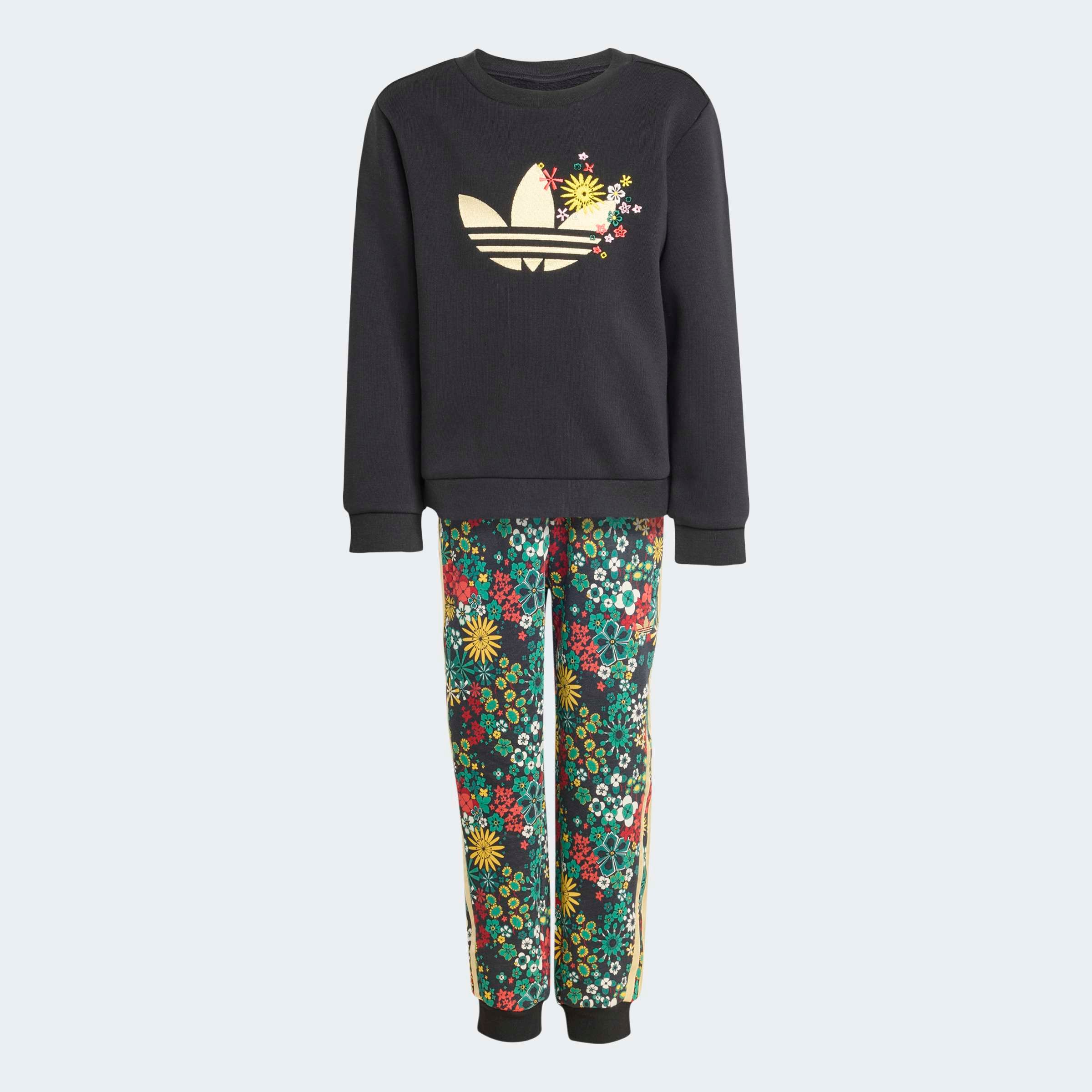 adidas Originals Trainingsanzug »ADIDAS ORIGINALS X LIBERTY LONDON SET MIT RUNDHALSAUSSCHNITT« 2 tlg.
