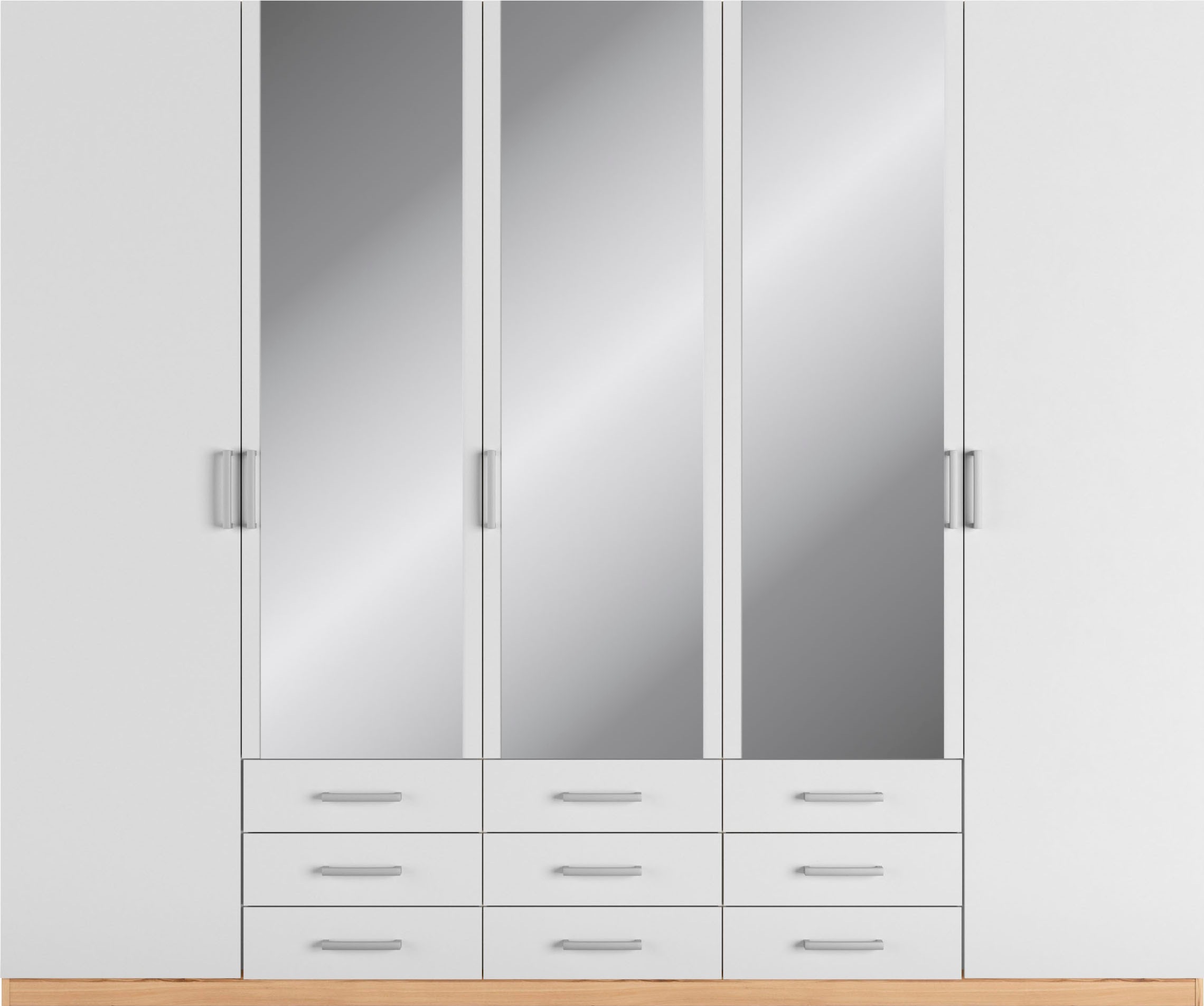 Thumbnail - priess Kleiderschrank "Amsterdam" mit oder ohne LED-Beleuchtung