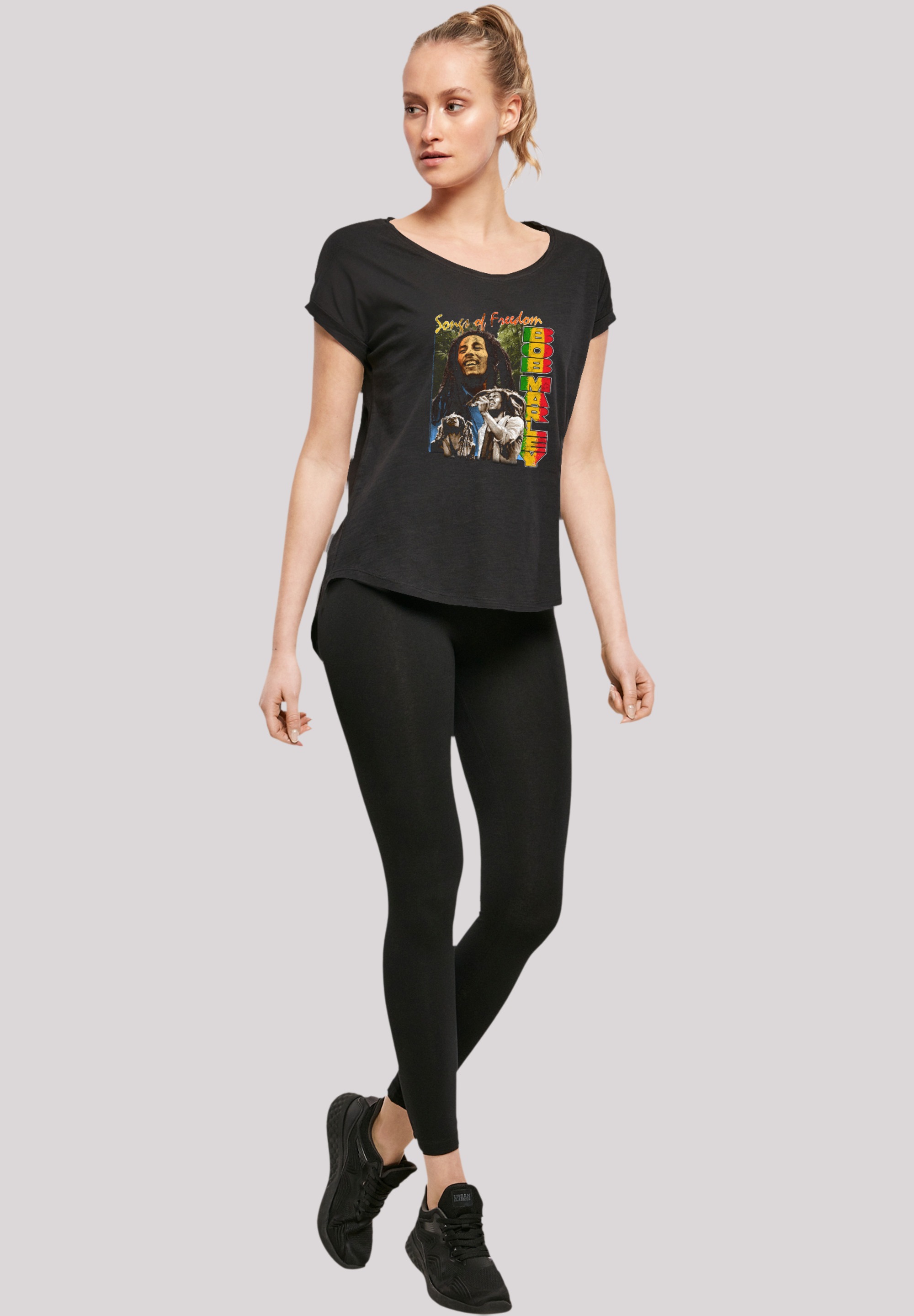 F4NT4STIC T-Shirt »Bob Marley Freedom Vintage Reggae Music«, Premium Qualität, Musik, By Rock Off