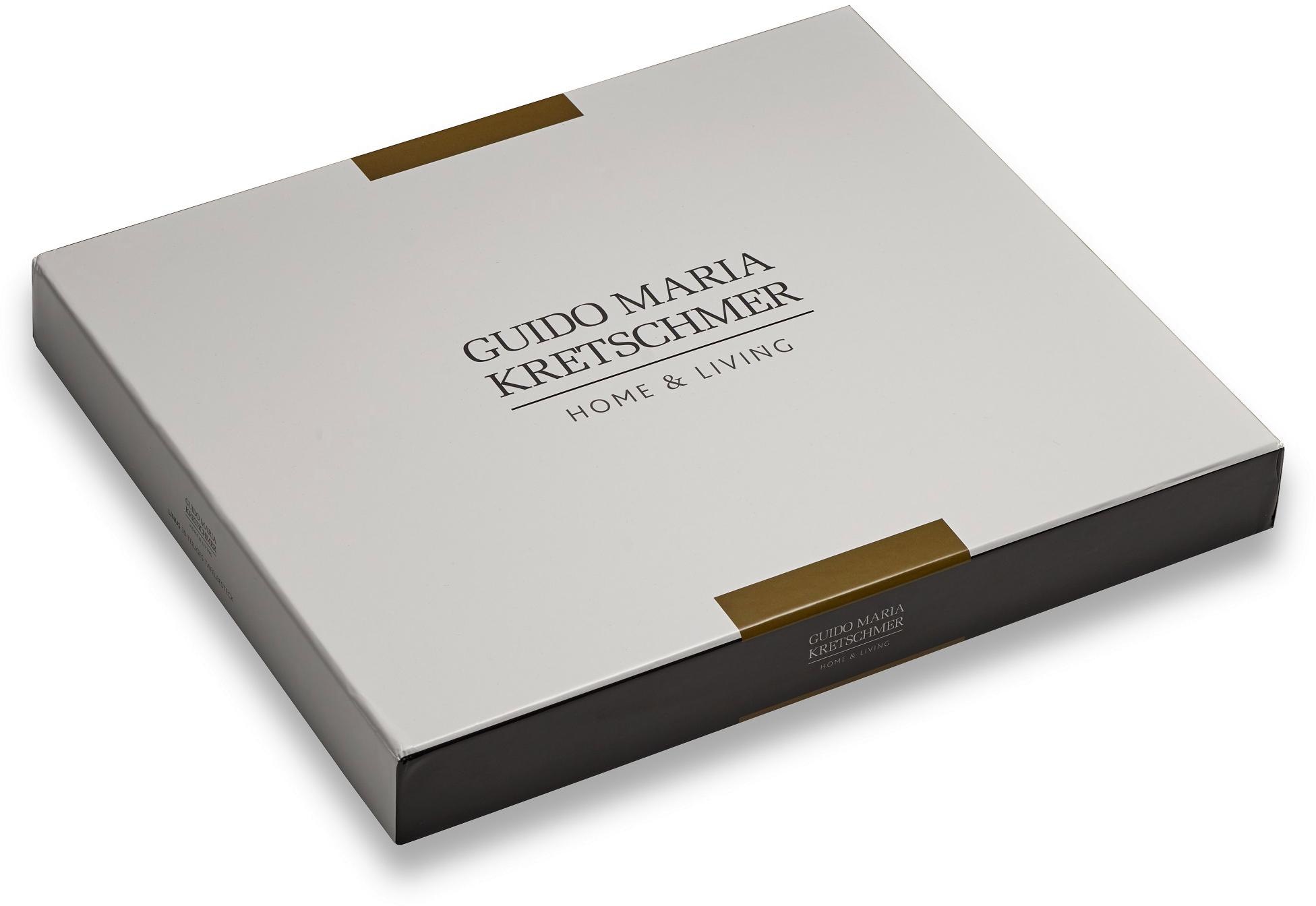 Guido Maria Kretschmer Home&Living Besteck-Set »GMK, Golden Look«, (Set, 30 tlg.), Tafelbesteck, Präsentschachtel, PVD gold mattiert