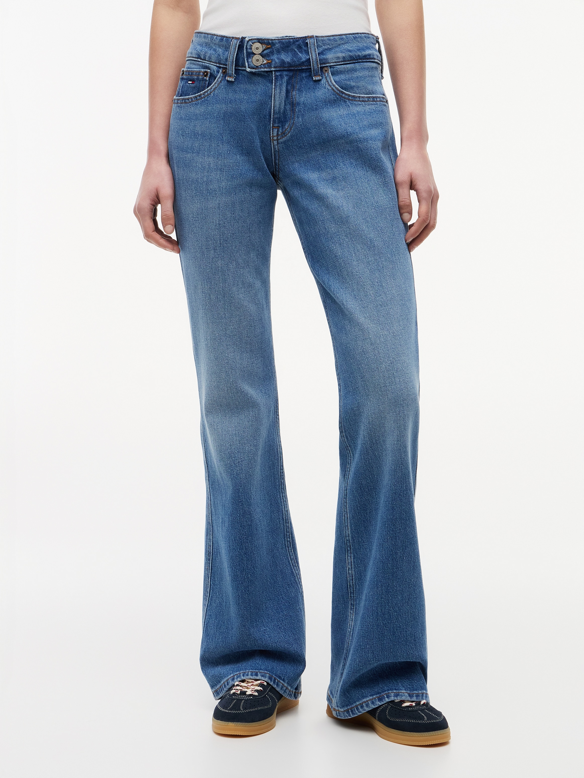 Tommy Jeans Bootcut-Jeans "SIA LOW BOOTCUT BJ0133" Baumwollmischung, low waist