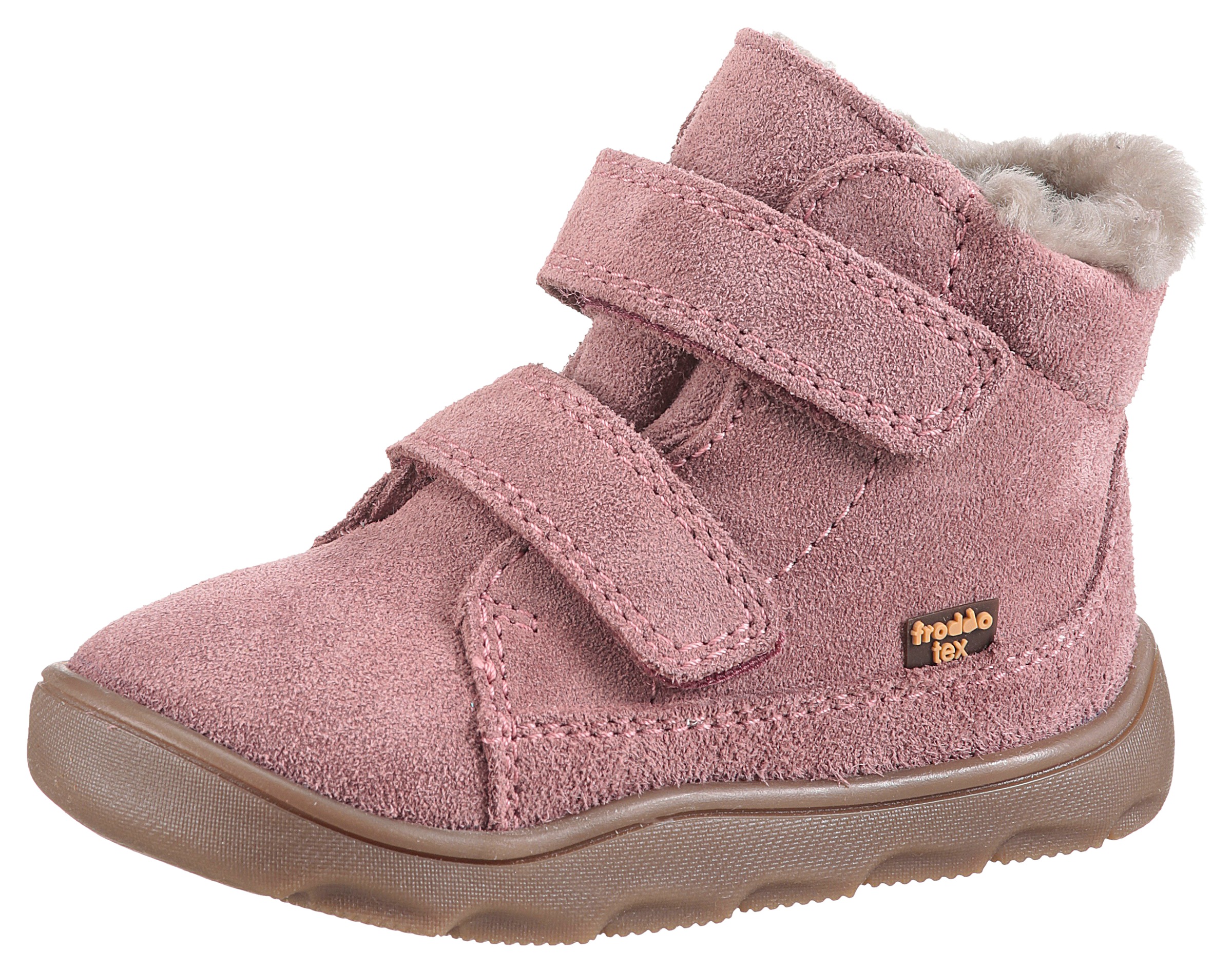 Barfußschuh »ZERU TEX FURRY BAREFOOT«, Klettstiefel, Winterstiefel, Bequemschuh mit...