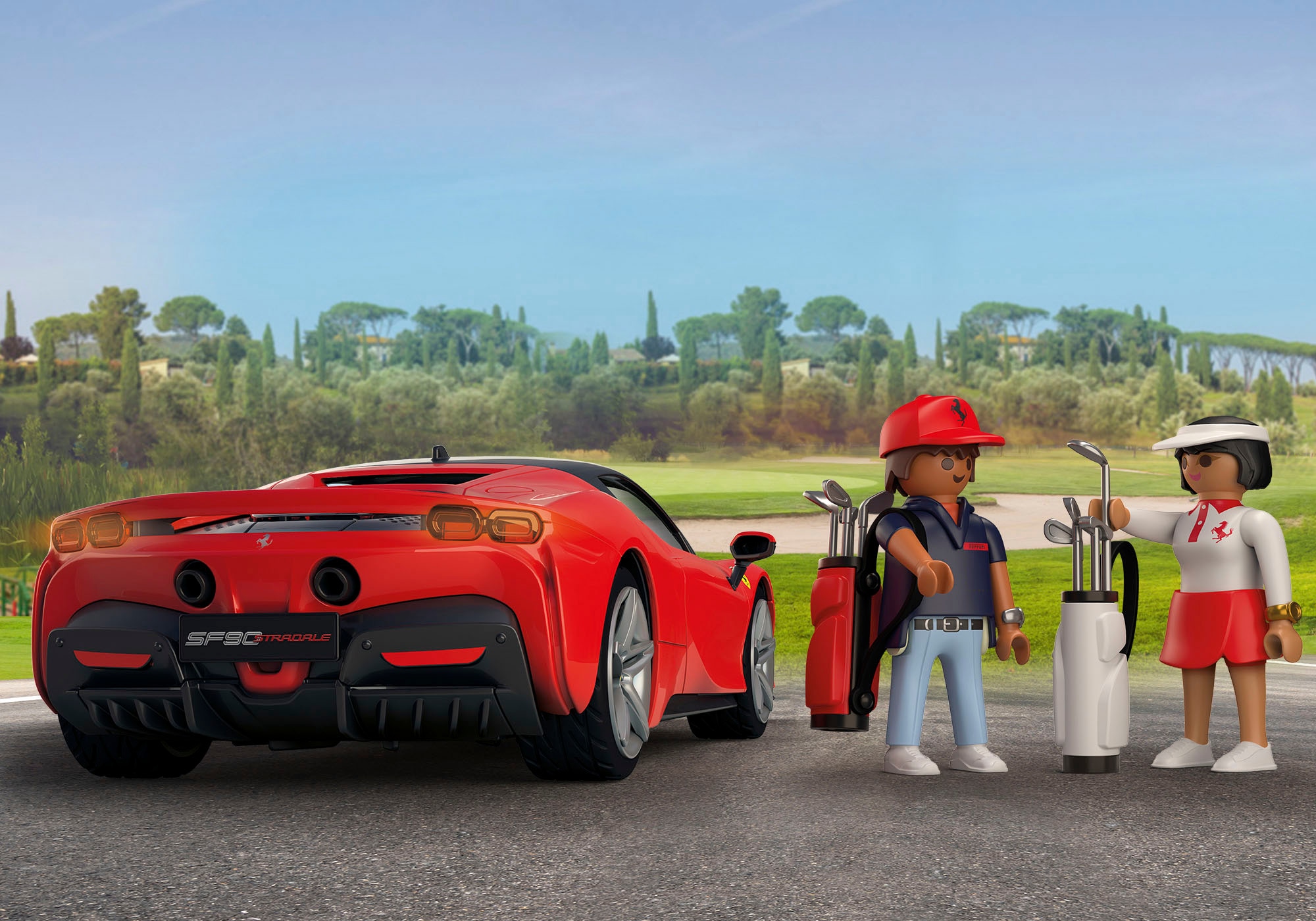 Playmobil® Konstruktions-Spielset »Ferrari SF90 Stradale (71020)«, (43 St.), mit Lichteffekten; Made in Germany