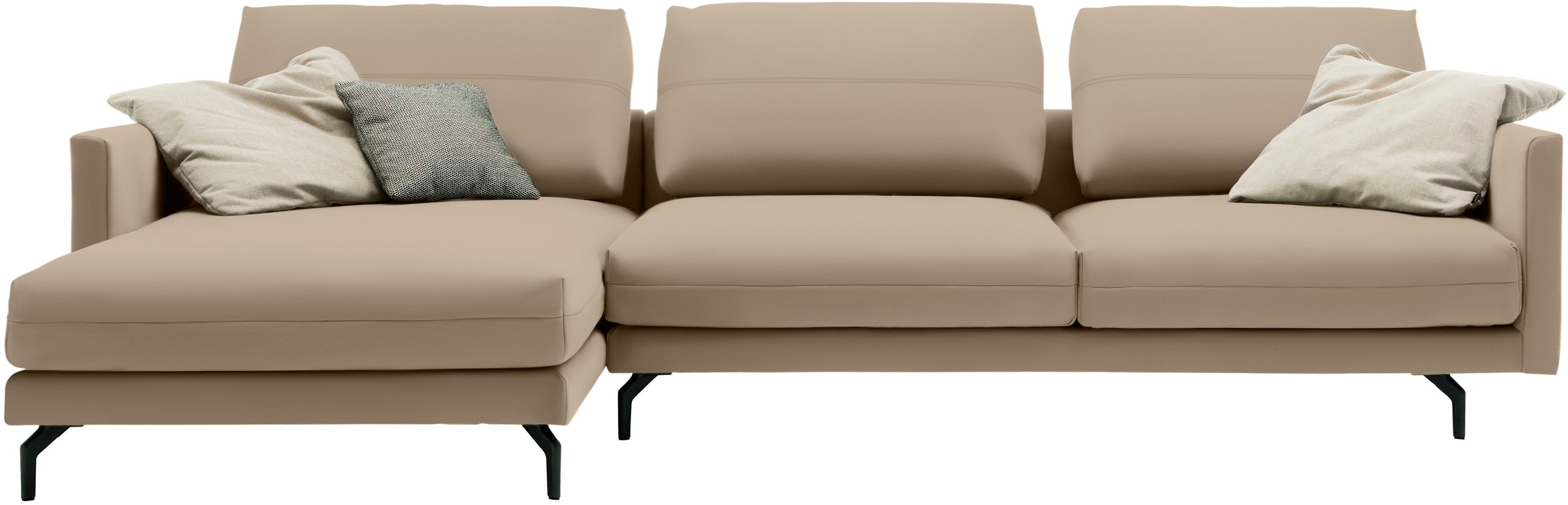 Creation BY ROLF BENZ Ecksofa »CR.414, Designecksofa, Polsterecke, L-Form«, wahlweise aus feinstem Rindsleder oder hochwertigem Chenille