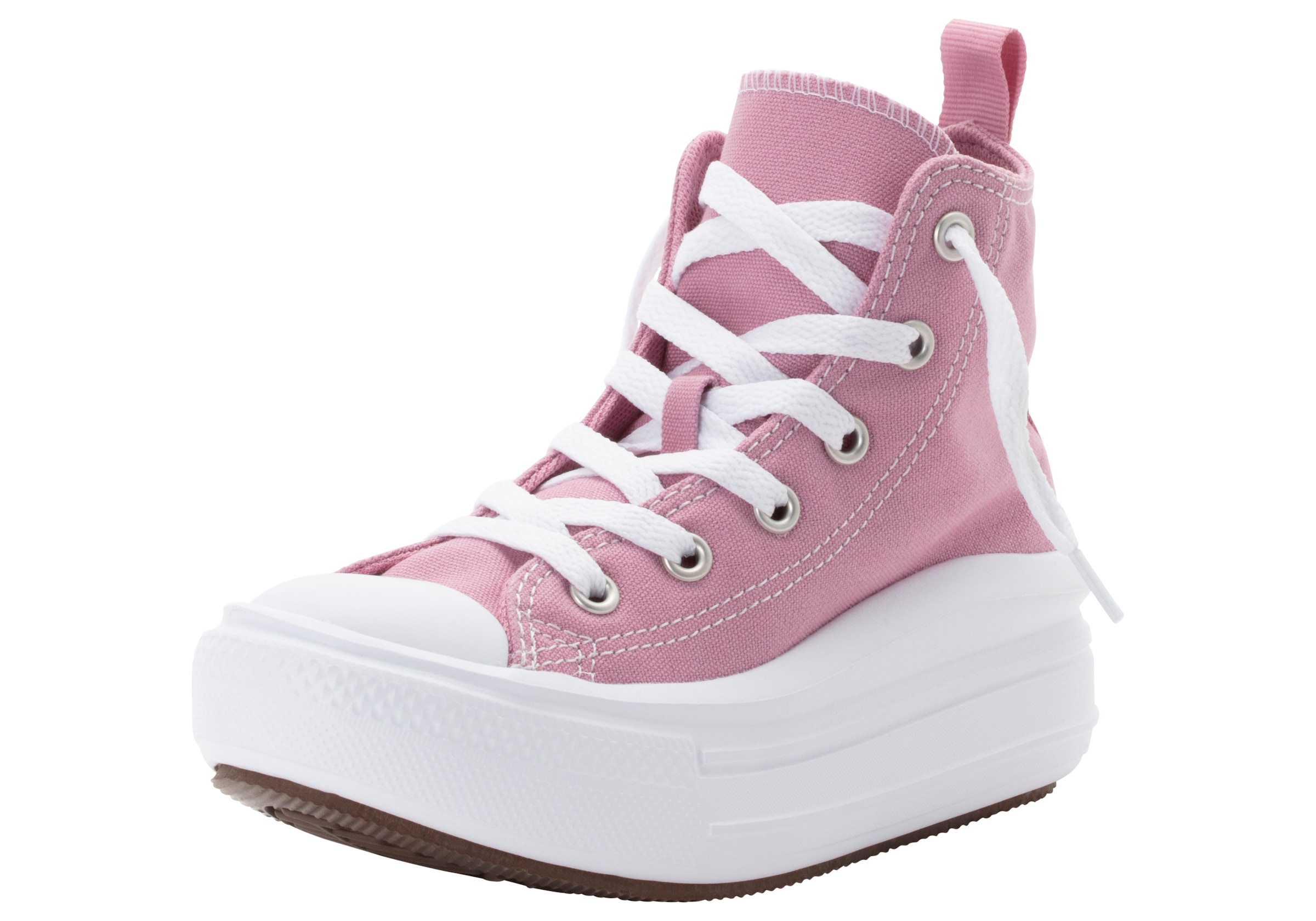 CONVERSE Mädchen Sneaker "CHUCK TAYLOR ALL STAR MOVE PLATFORM", Gr. 29, weiß, Textil, Schuhe