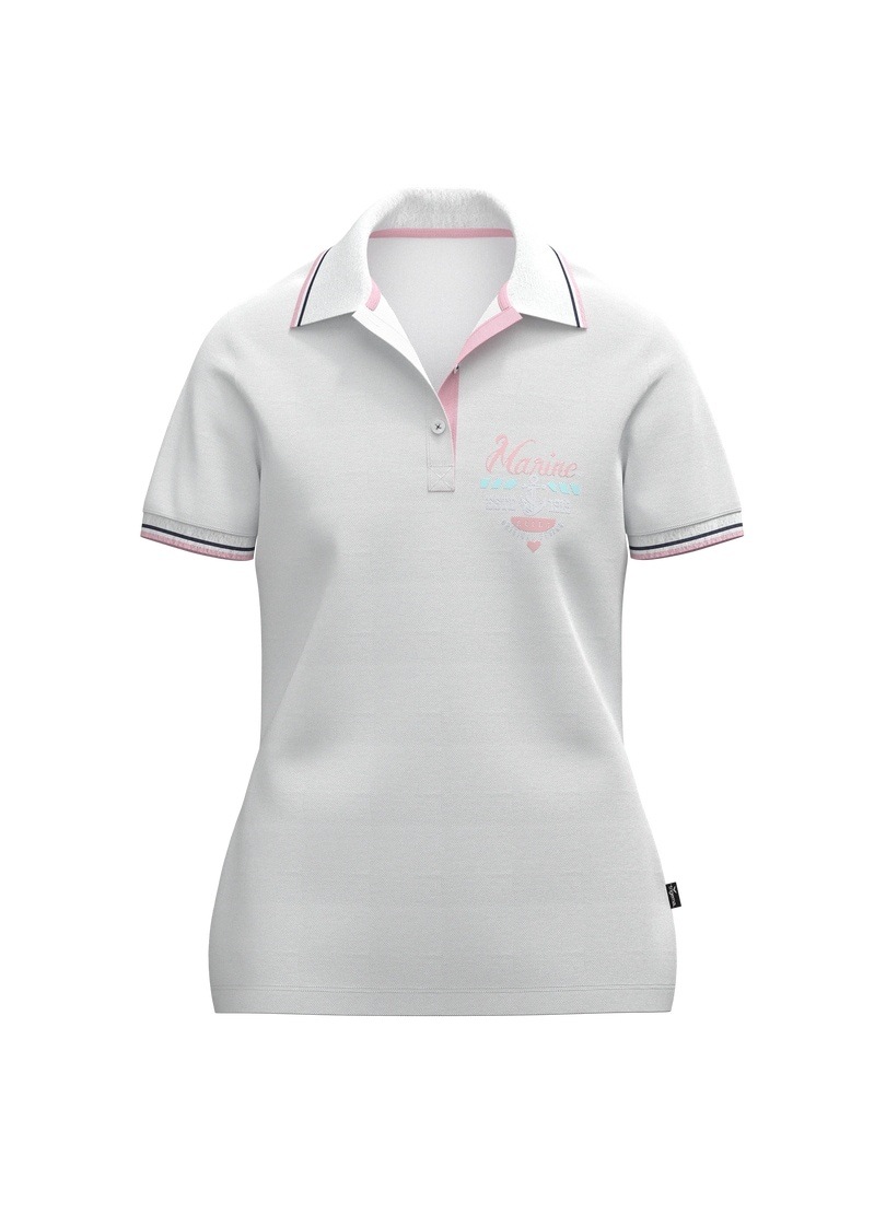 Trigema Poloshirt "TRIGEMA Polo Shirt im Marine Design" 1 günstig online kaufen