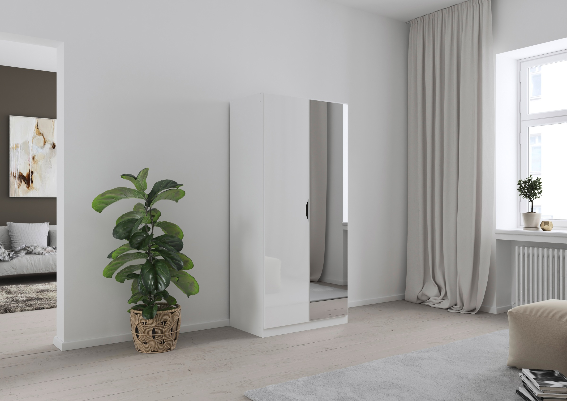 rauch Kleiderschrank "Freiham Drehtürenschrank Schrank Garderobenschrank Br günstig online kaufen