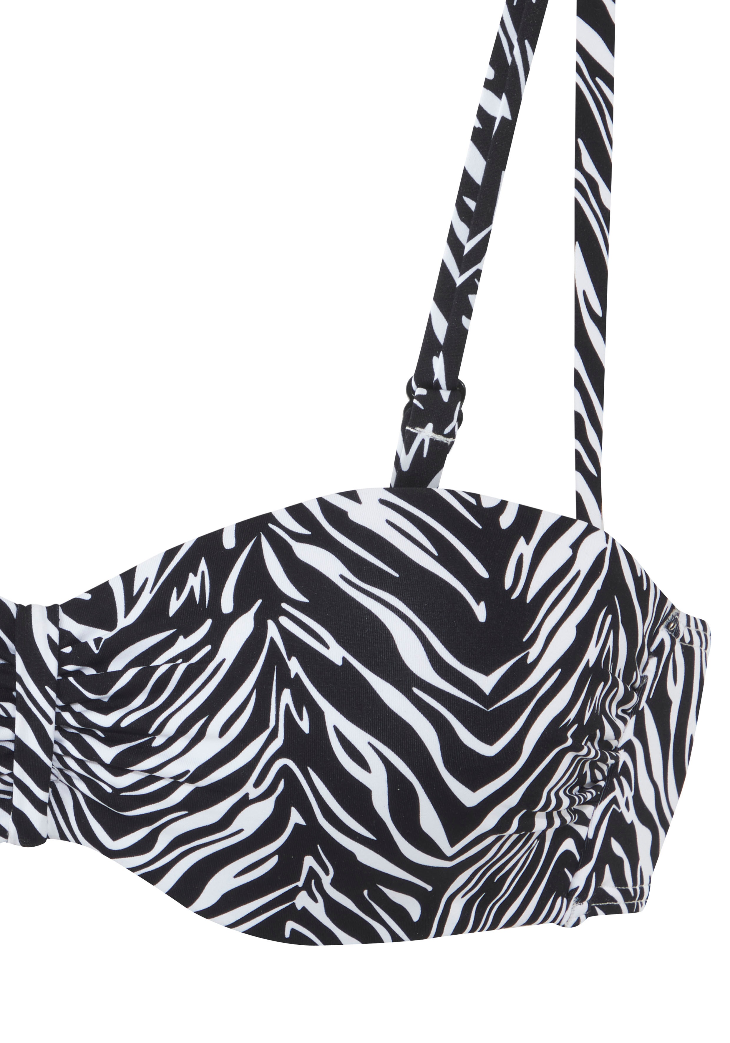 Thumbnail - s.Oliver Bügel-Bandeau-Bikini-Top "Kanto" im Animal-Design