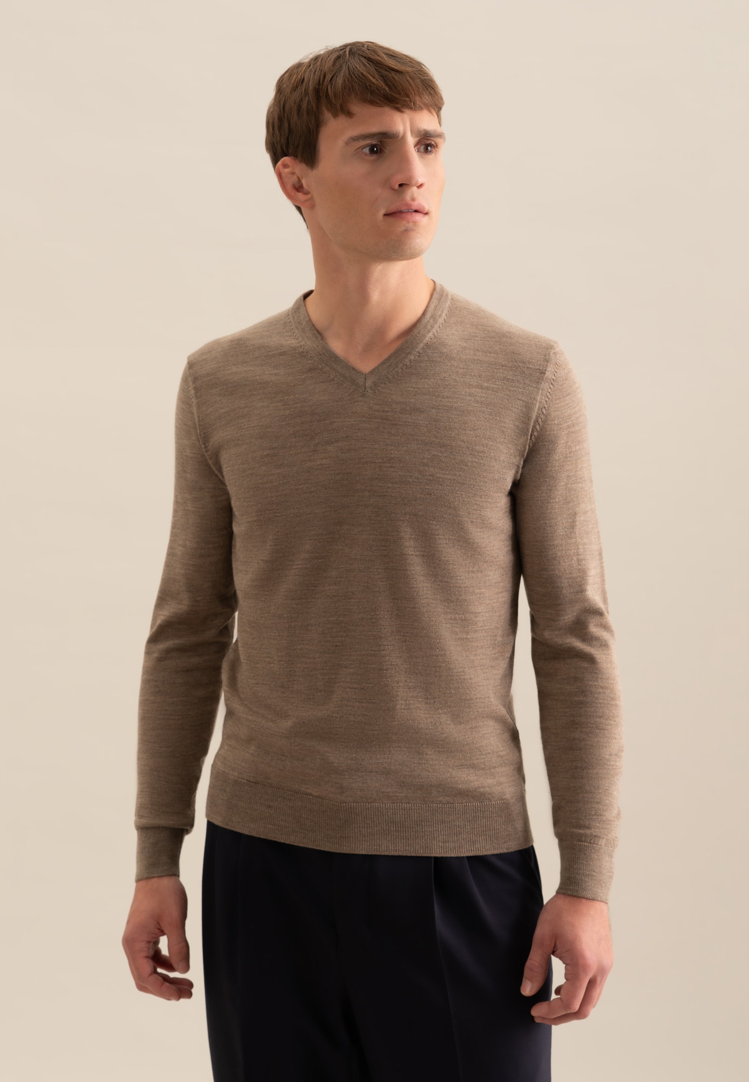 seidensticker Pullunder »Schwarze Rose« 1/1 V-Neck Uni
