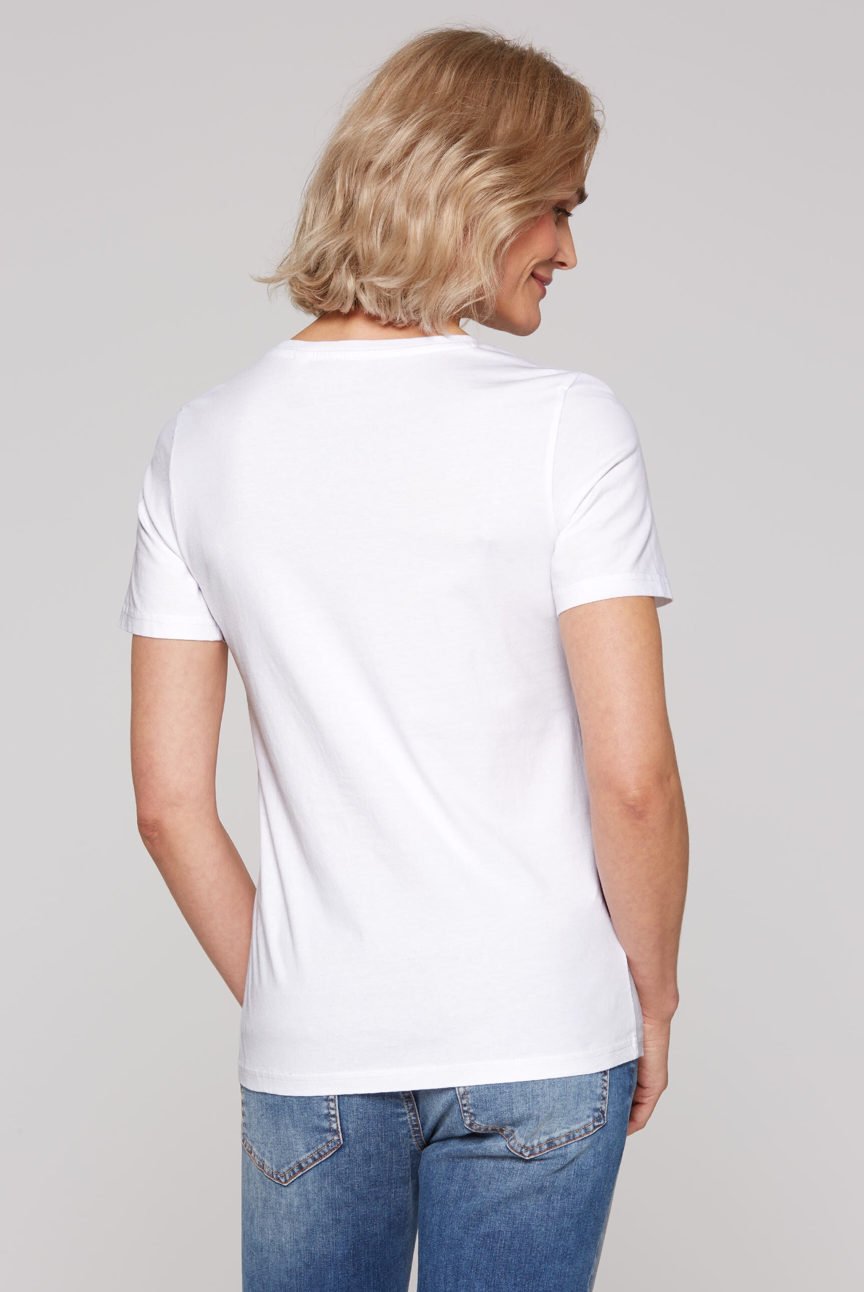 SOCCX Rundhalsshirt, aus Baumwolle