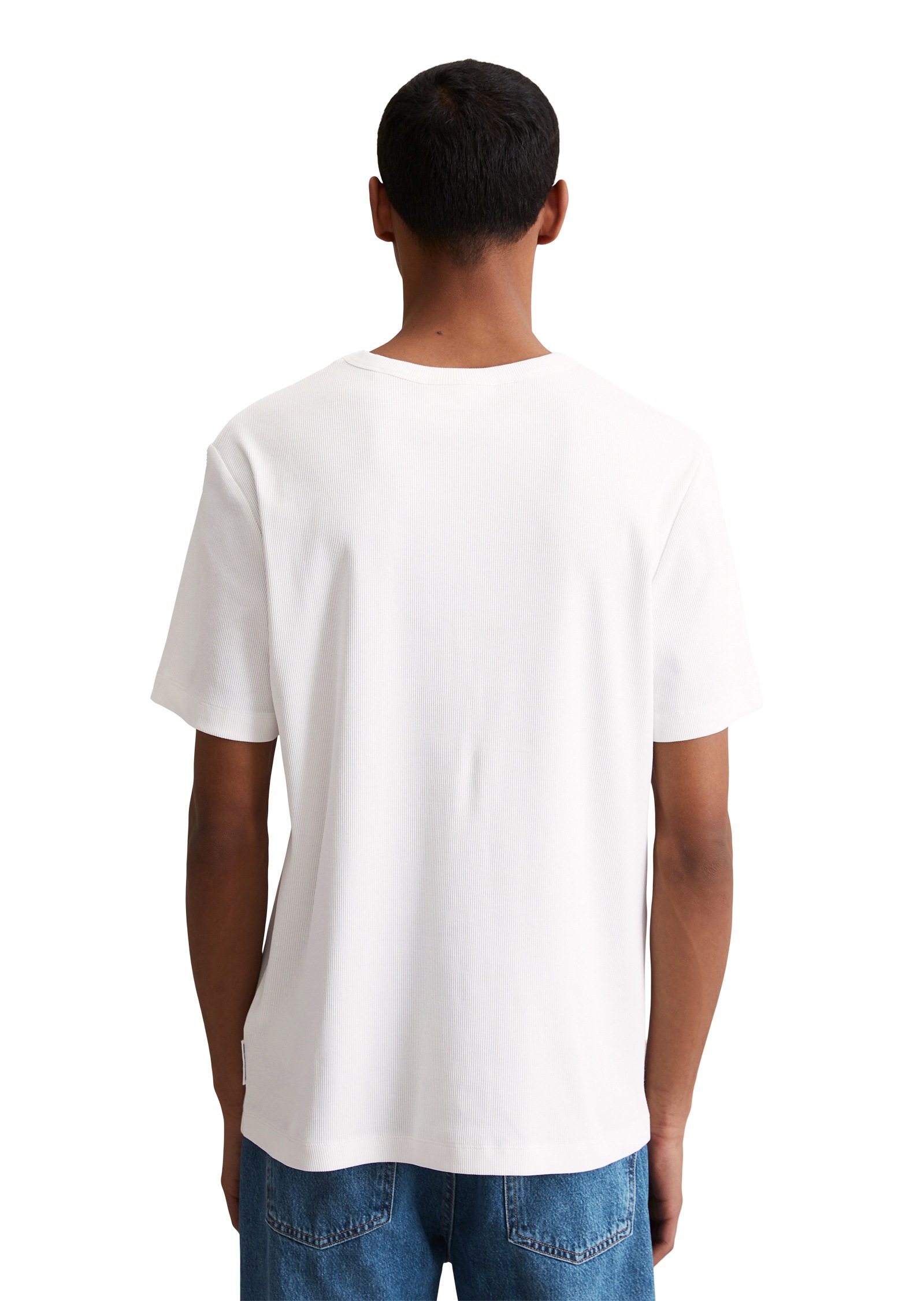 Marc O'Polo DENIM T-Shirt »aus Bio-Baumwoll-Mix«