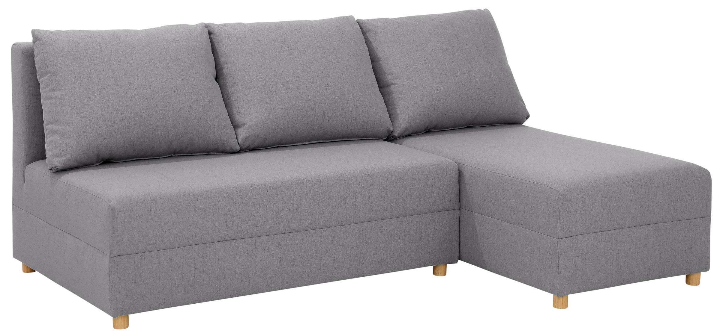 INOSIGN Ecksofa »Mick L-Form«, Longchair links/rechts montierbar, wahlweise mit Bettfunktion
