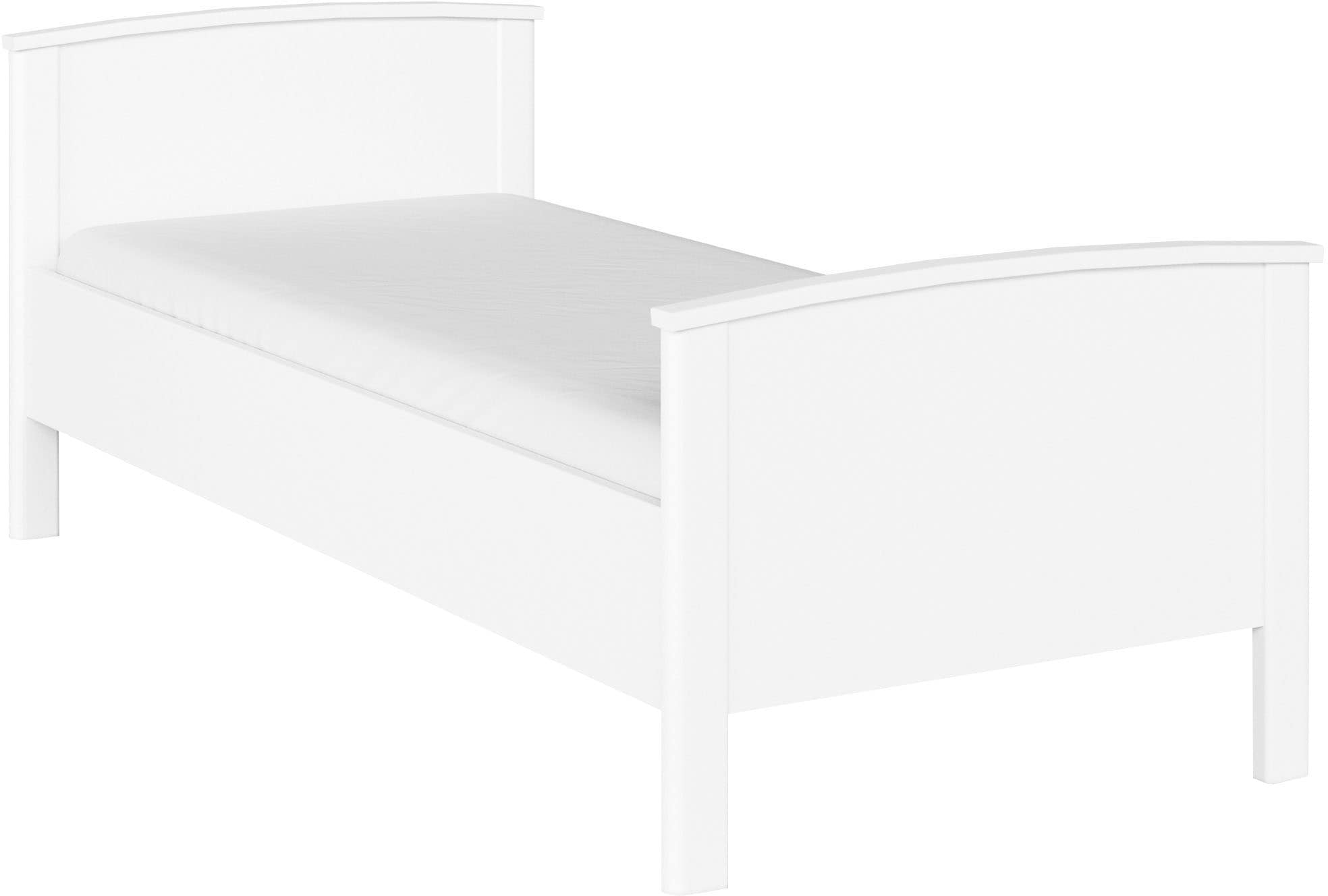 rauch Funktionsbett "Bett Einzelbett Komfortbett Holzbett TORRENT" Bettseitenhöhe 44,6 cm, Größen: 90x200 cm, 100x200 cm, in Komforthöhe, Einlasstiefe 6-fach verstellbar MADE IN GERMANY