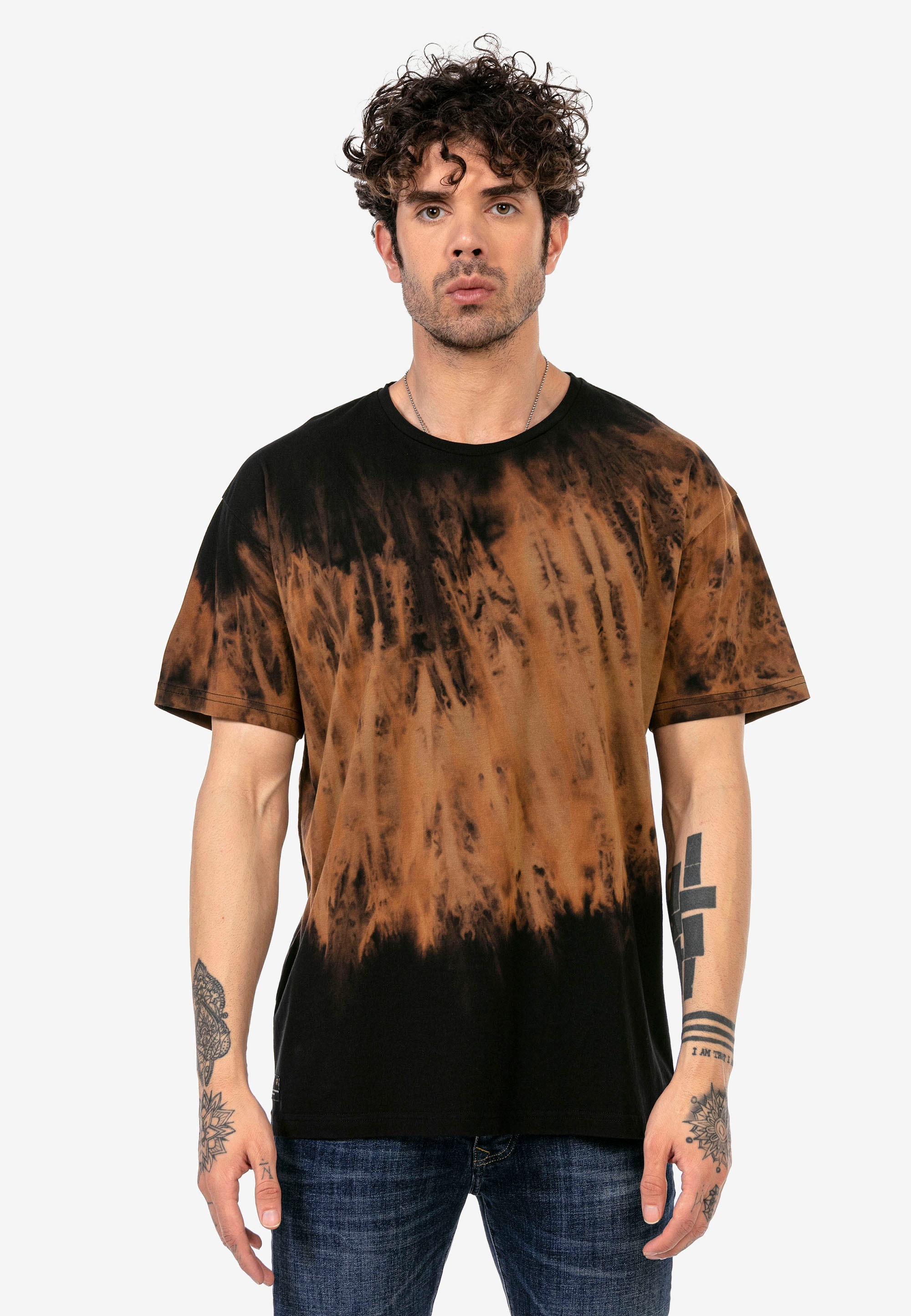 RedBridge T-Shirt »Rockford« T-Shirt Batik