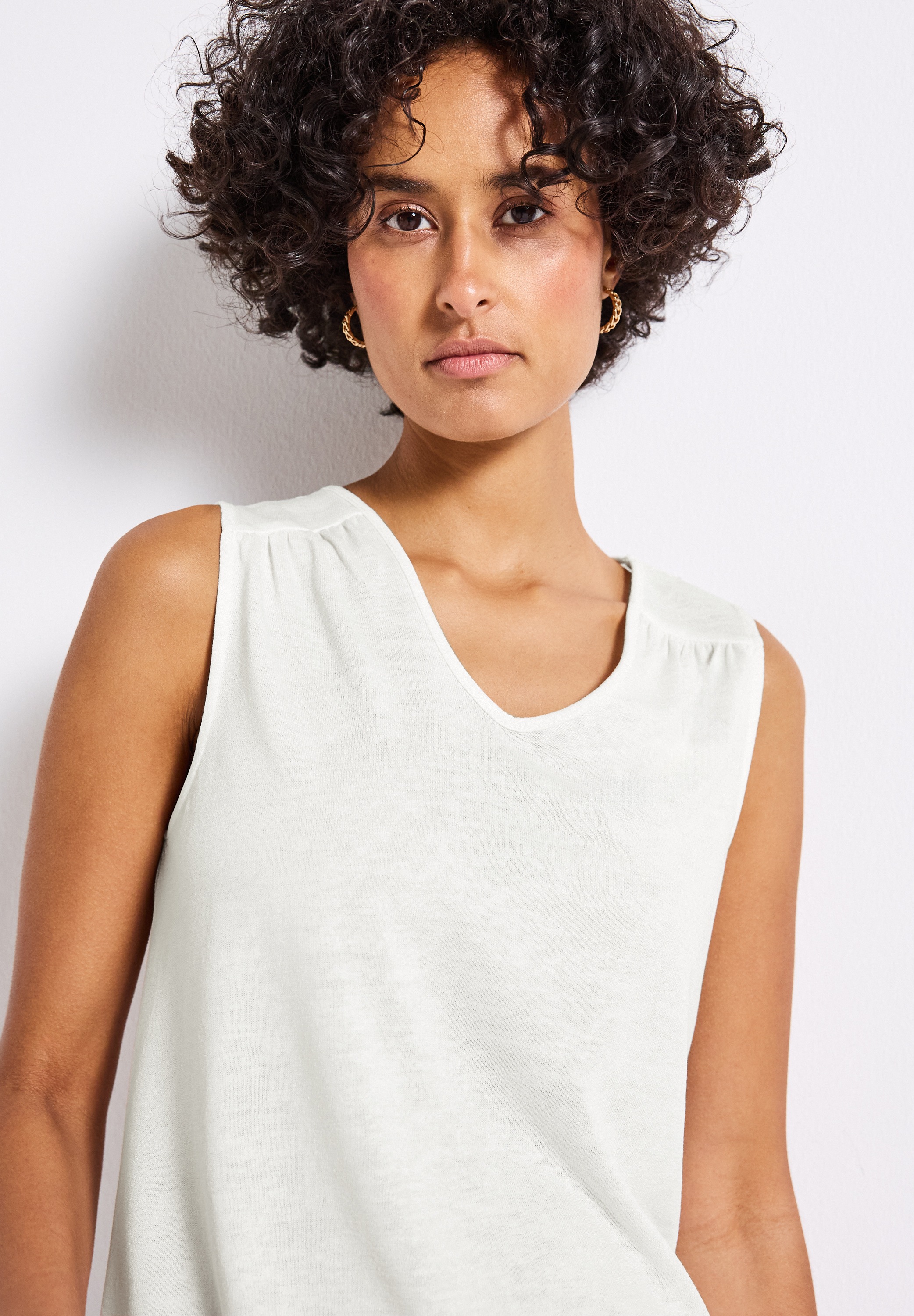 STREET ONE Shirttop, mit Spitze