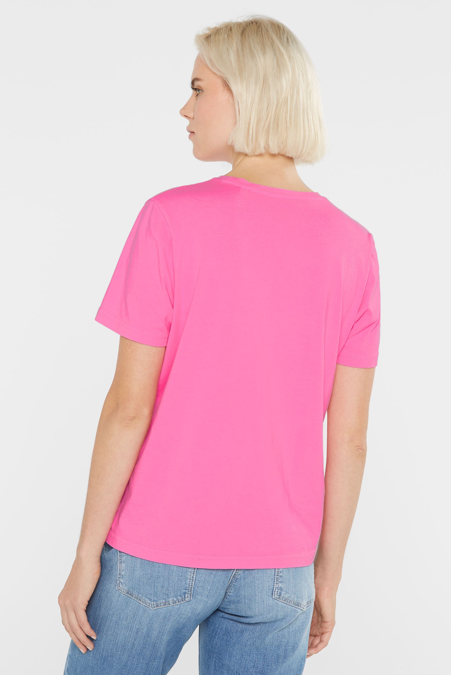 SENSES.THE LABEL Rundhalsshirt, aus Baumwolle