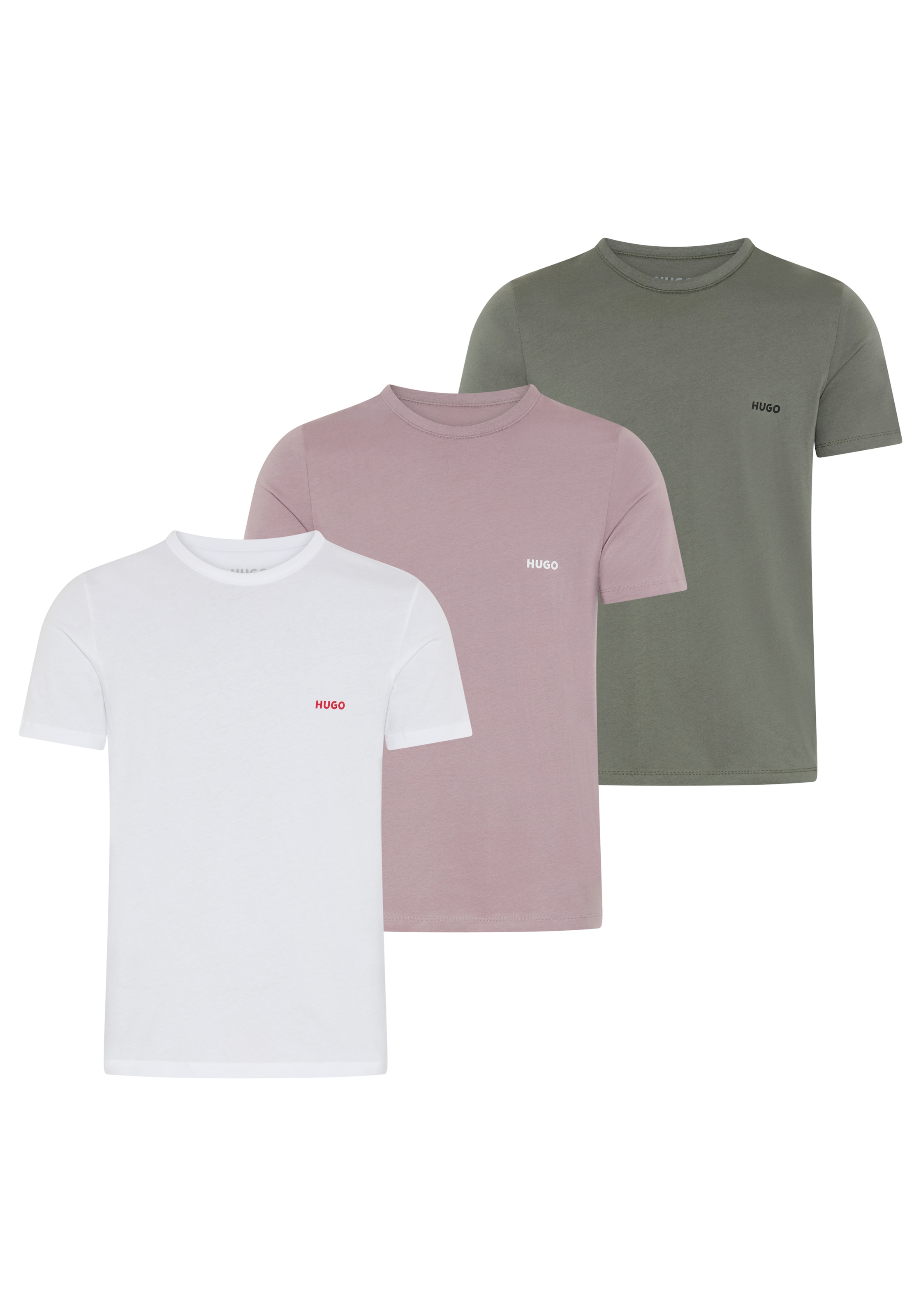 HUGO Underwear "RN TRIPL" Packung, 3 tlg. mit Rundhalsausschnitt günstig online kaufen