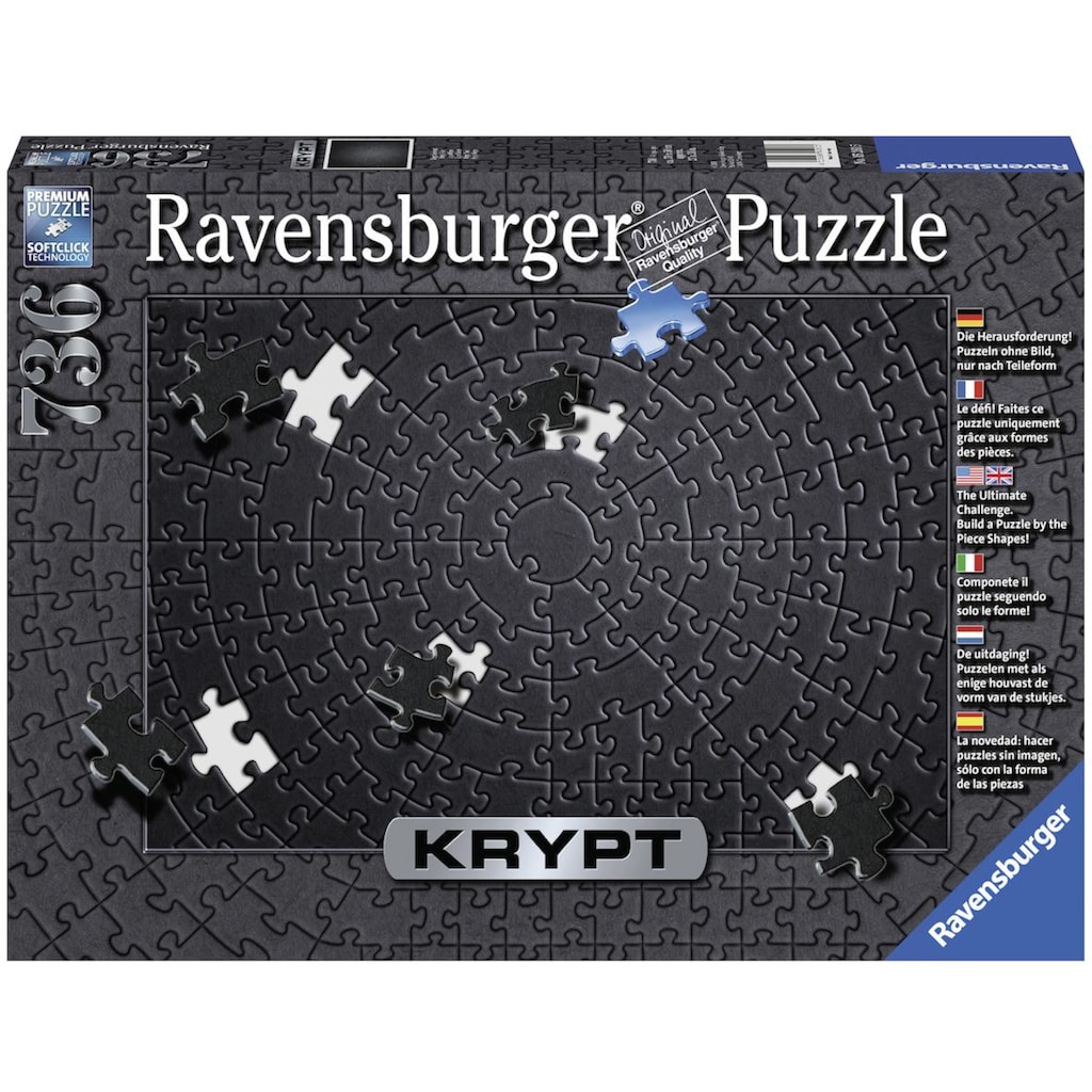 Ravensburger Puzzle »Krypt Black«, Made in Germany, FSC® - schützt Wald - weltweit
