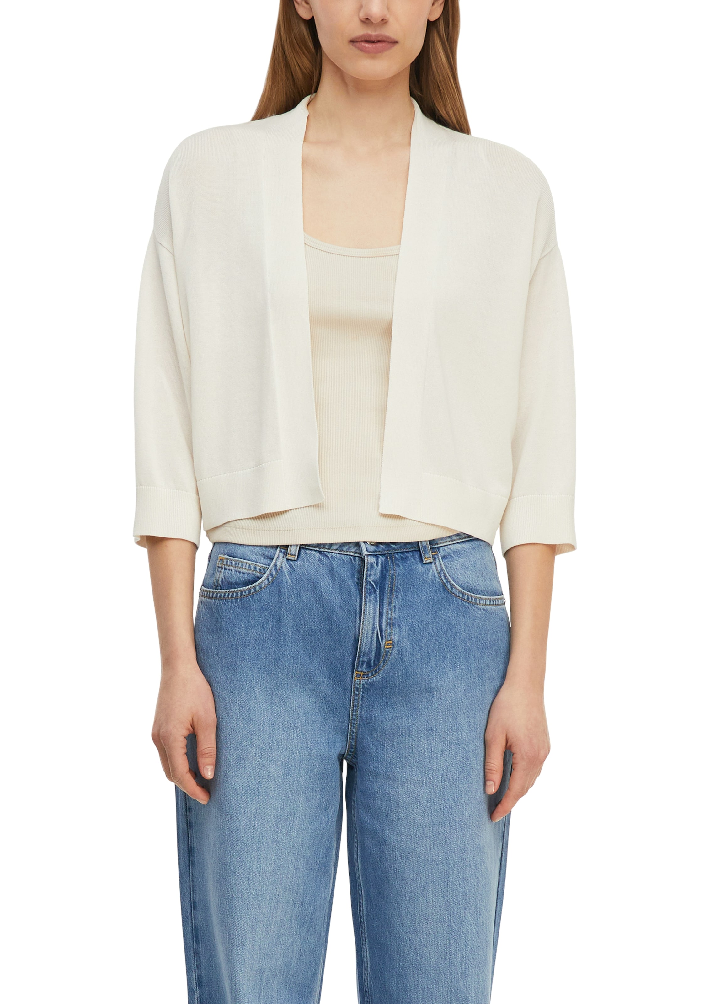 Comma Strickjacke mit Bündchen günstig online kaufen