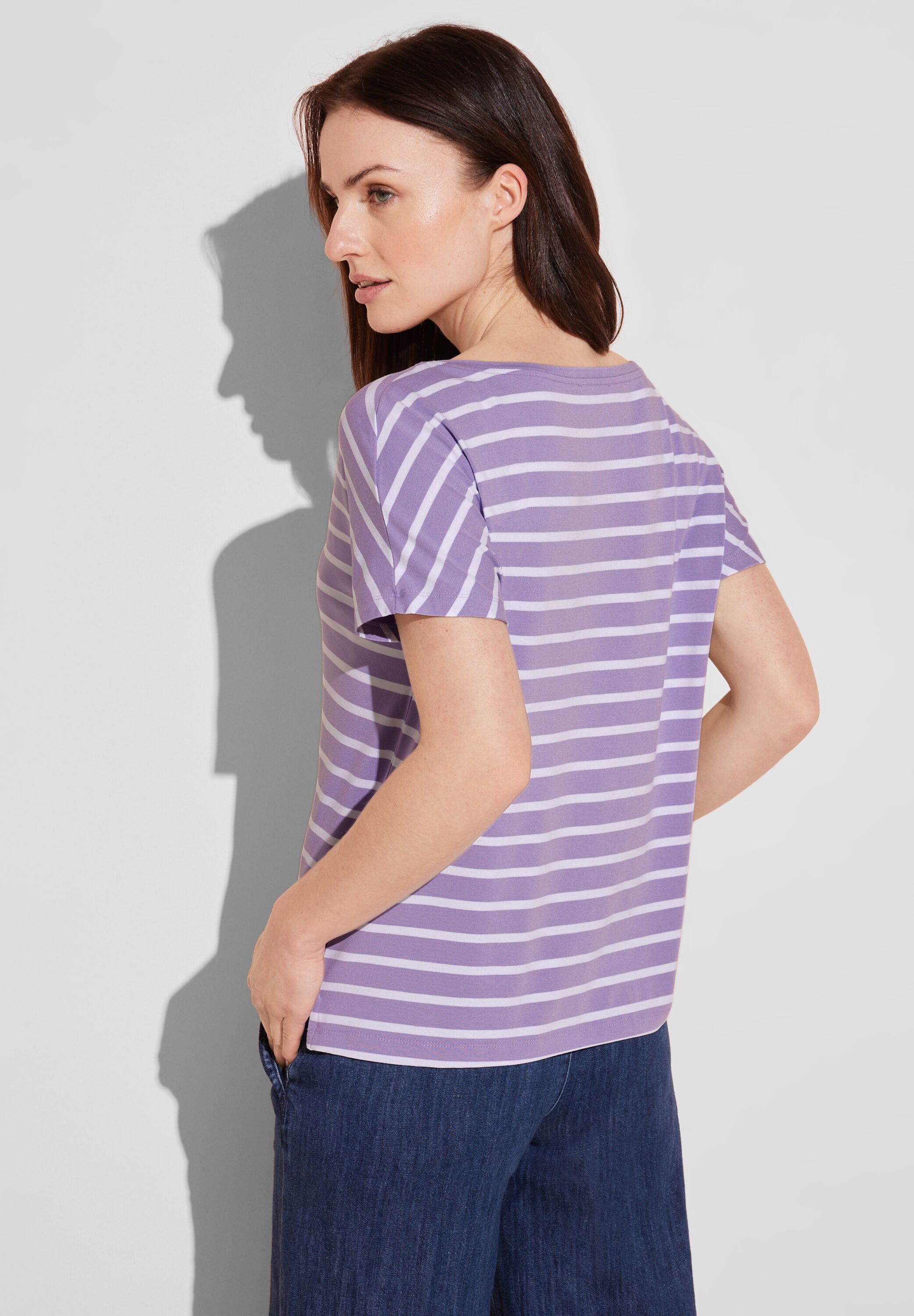 STREET ONE Shirttop, mit Streifen-Muster