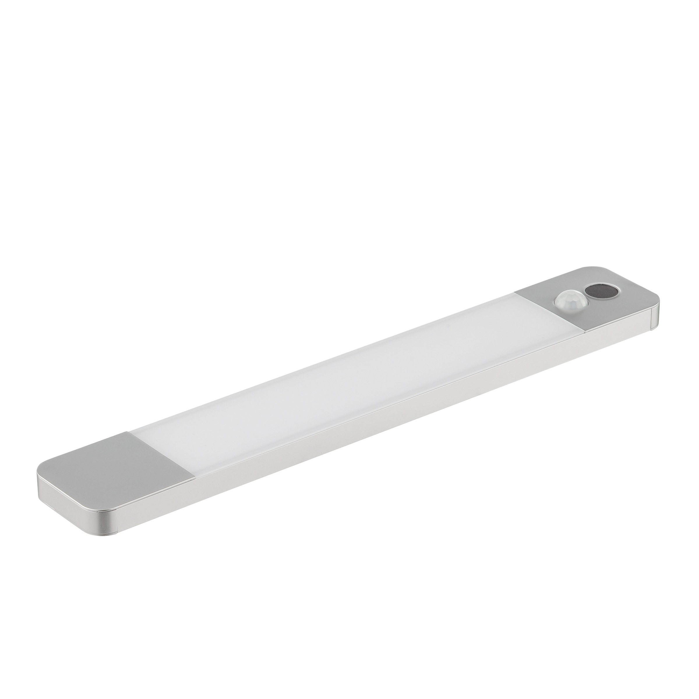 HANSEATIC LED Unterbauleuchte "LUBLUGHK223", aluminiumfarben, 1, H: 1cm, 2 Stk., Leuchten, 2er-Set, 25 cm, 150 lm, Akkubetrieb, Bewegungsmelder, dimmbar, 4000 K 2