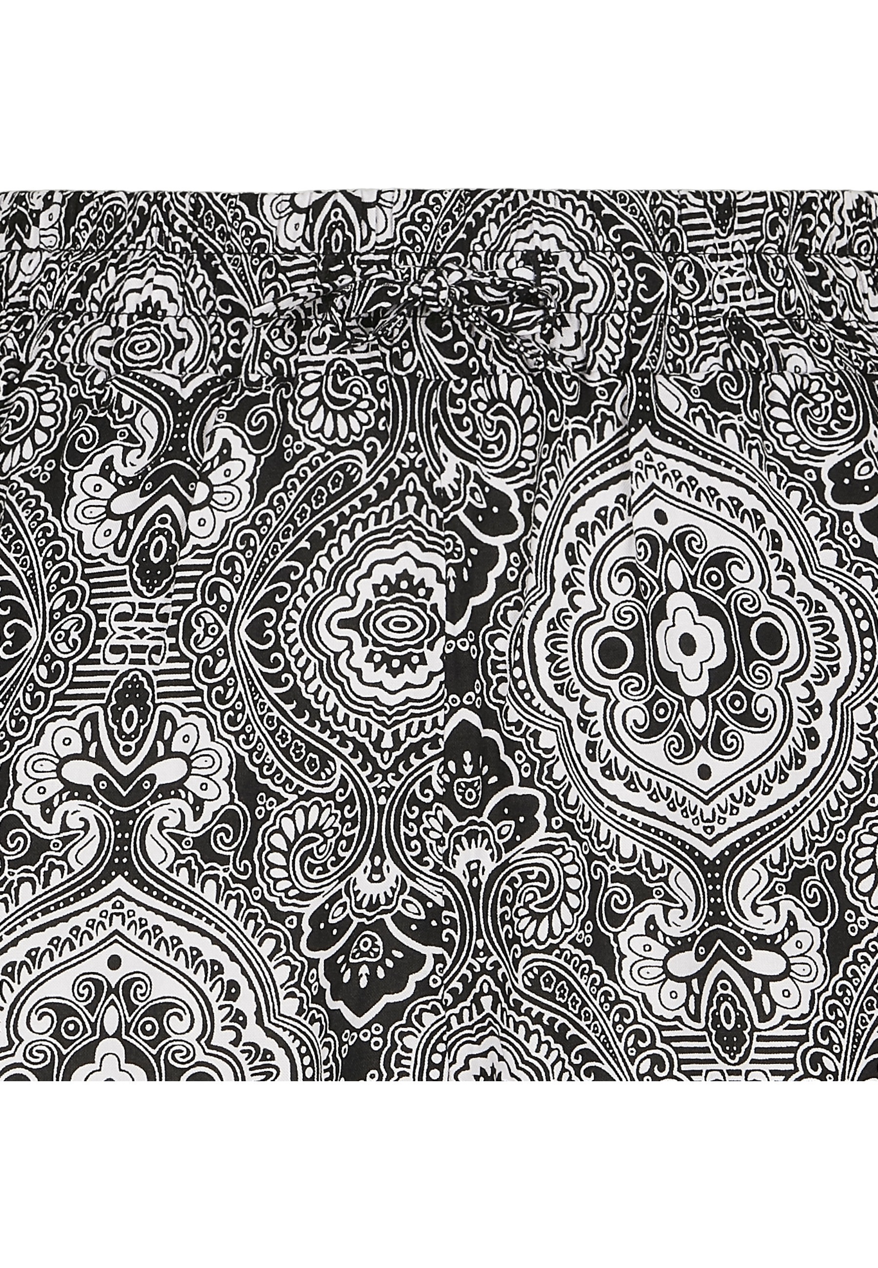 Thumbnail - URBAN CLASSICS Stoffhose "Urban Classics Damen Ladies AOP Viscose Resort Shorts"