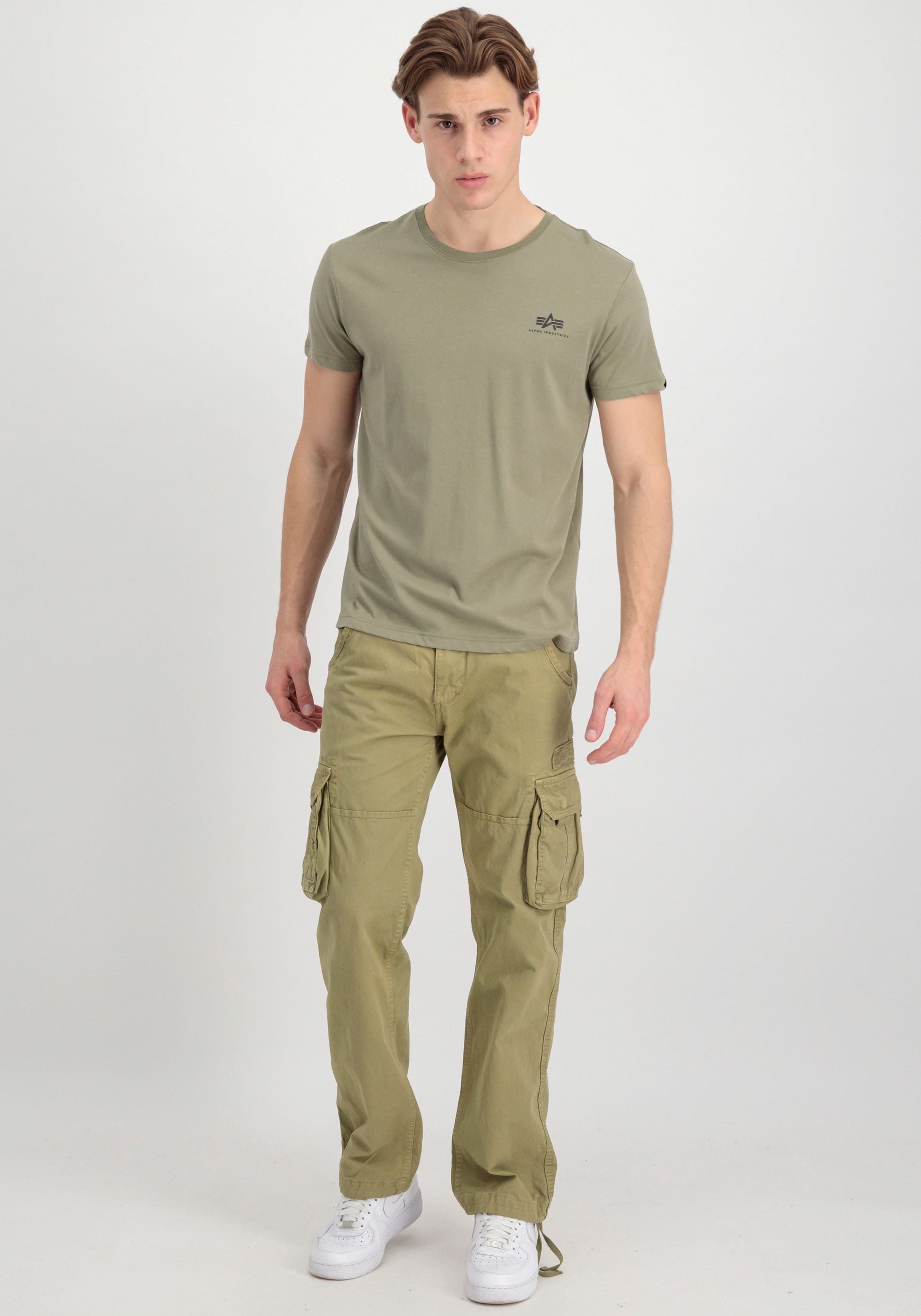 Alpha Industries Rundhalsshirt »Backprint T«