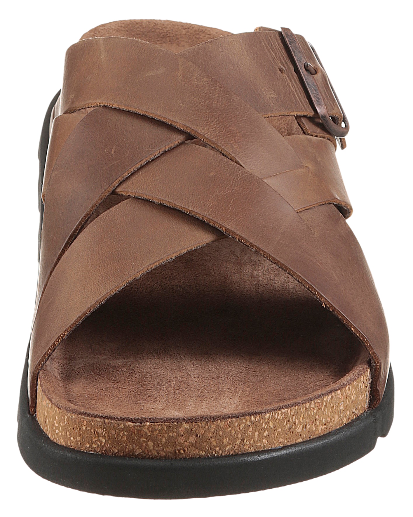 Rieker Pantolette, Sommerschuh, Strandschuh, Hausschuh mit bequemem Fußbett