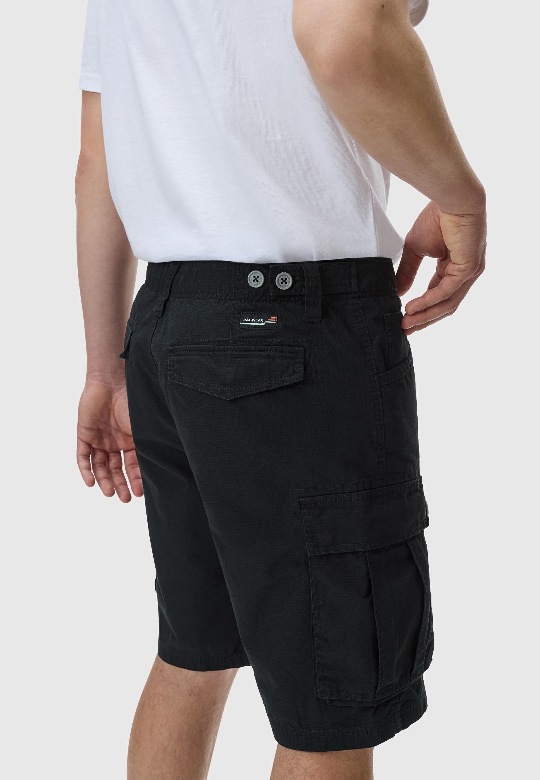 Ragwear Shorts »Merly«, (1 tlg.), Kurze Herren Cargo-Hose mit großen Taschen