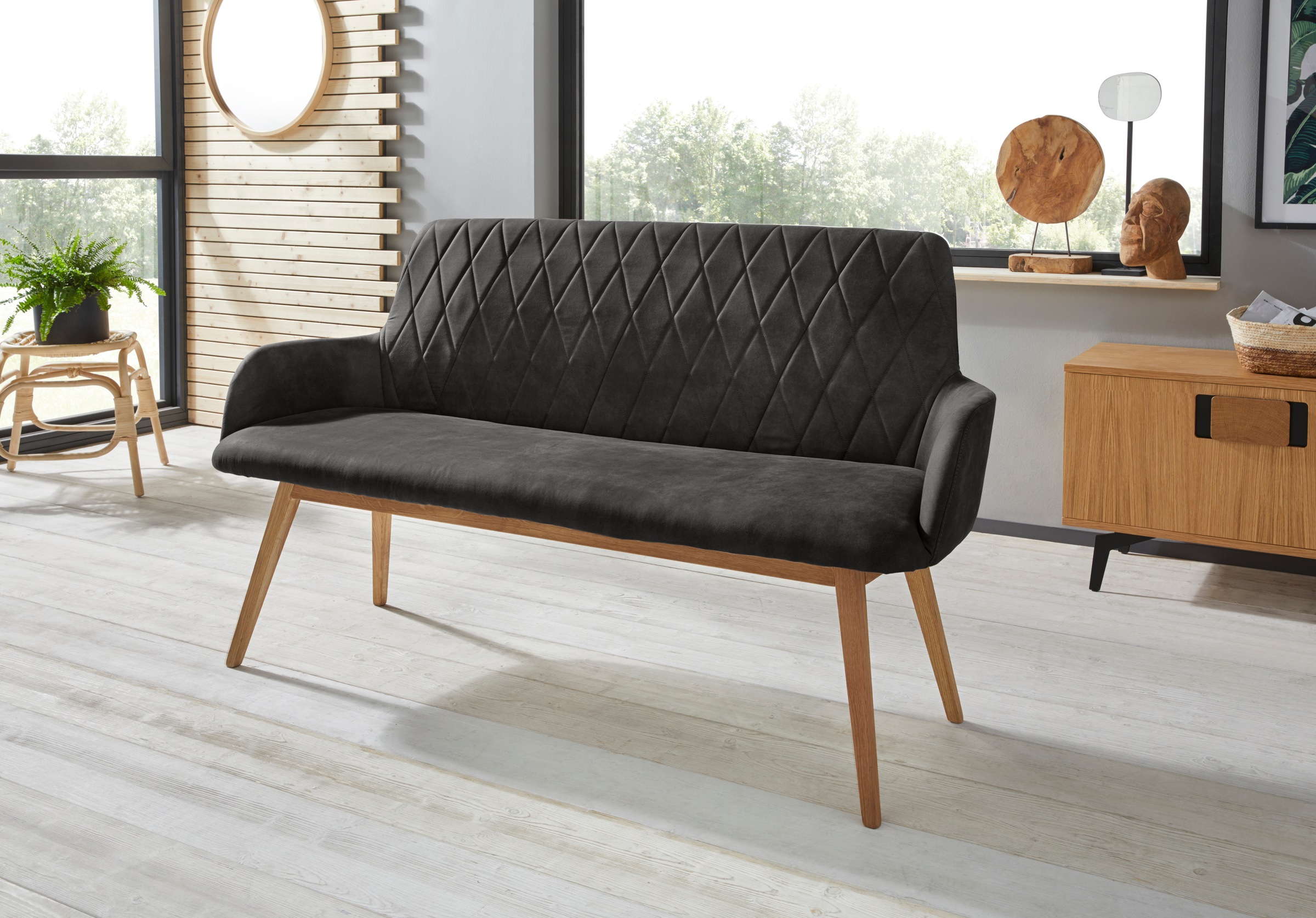 OTTO home Sitzbank "Brest" Schuhbank, Garderobenbank, Bank Breite 160 cm günstig online kaufen