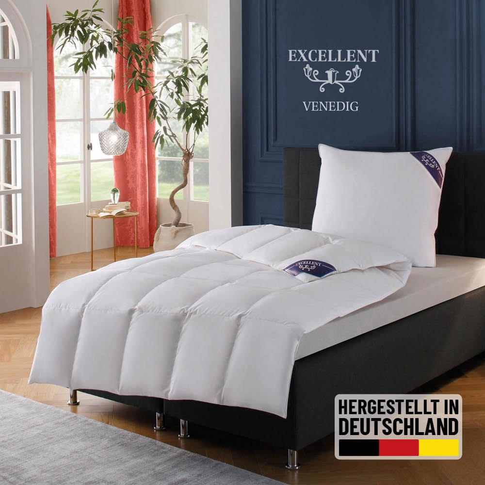 Excellent Daunenbettdecke "VENEDIG, Bettdecken für Sommer und Winter, Decke günstig online kaufen