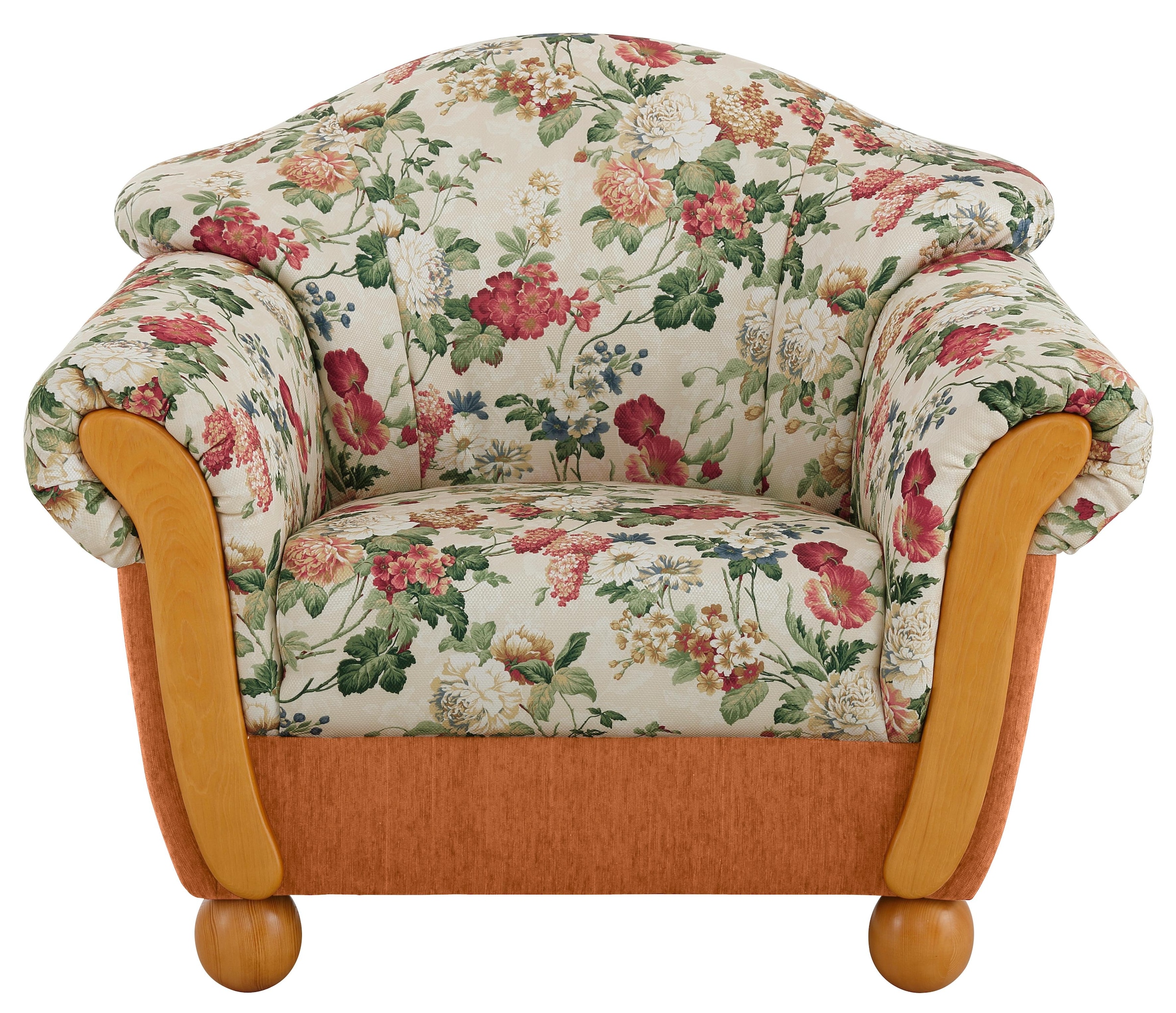 Home affaire Sessel "Milano, bequemer Loungesessel im Landhaus-Stil" günstig online kaufen