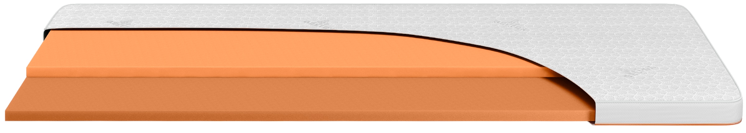 Beka® Topper »Gelschaum Topper GELTEX® Next Horizon Firm Cool« 100% GELTEX®-Schaum, 7 cm hoch, RG43, wendbar, kühlende Bezug-Seite