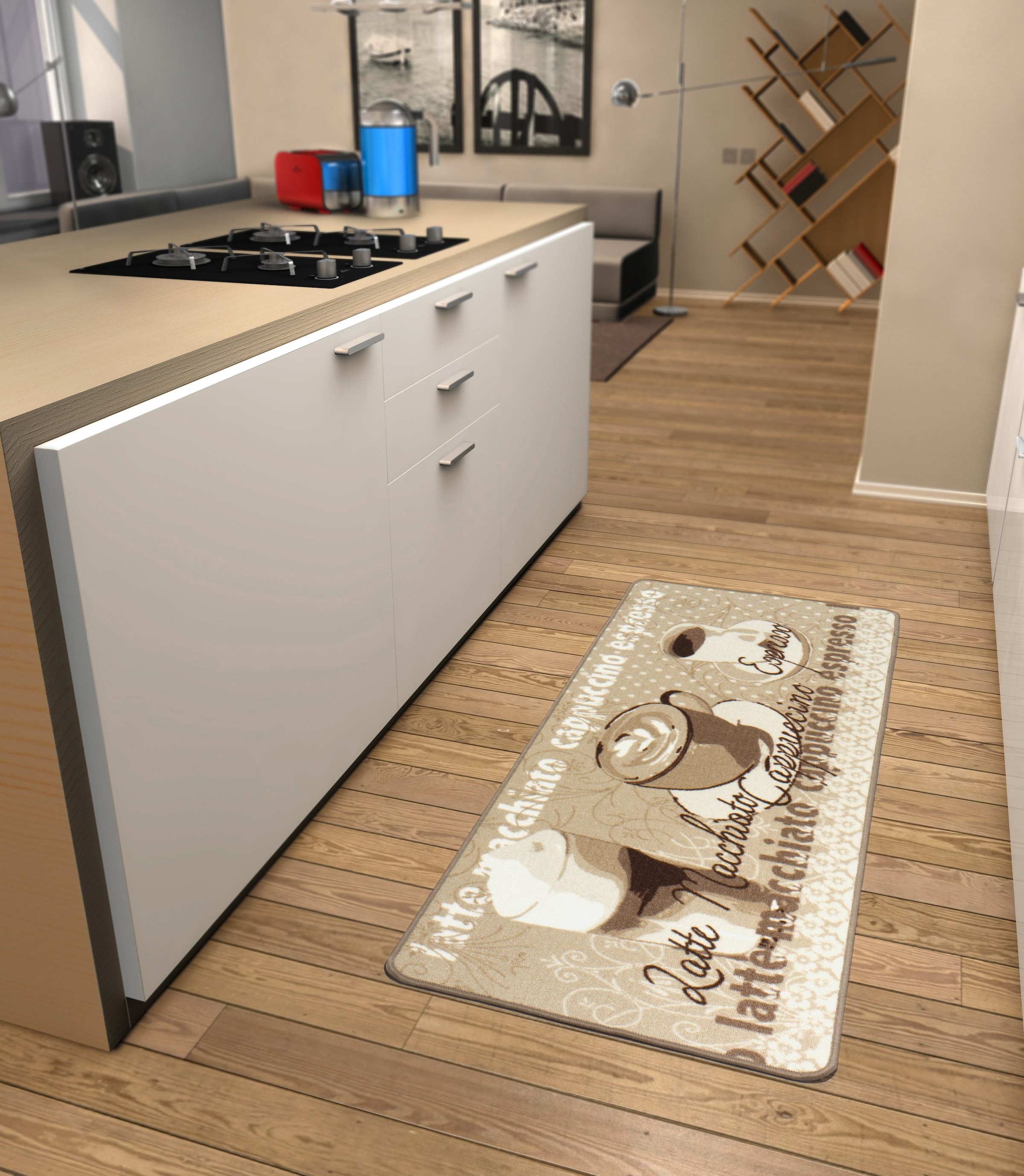 HANSE Home Küchenläufer »LOOP1«, rechteckig, 8 mm Höhe, Läufer, Rutschfest, Küchenteppich, Küche, Teppich, Pflegeleicht
