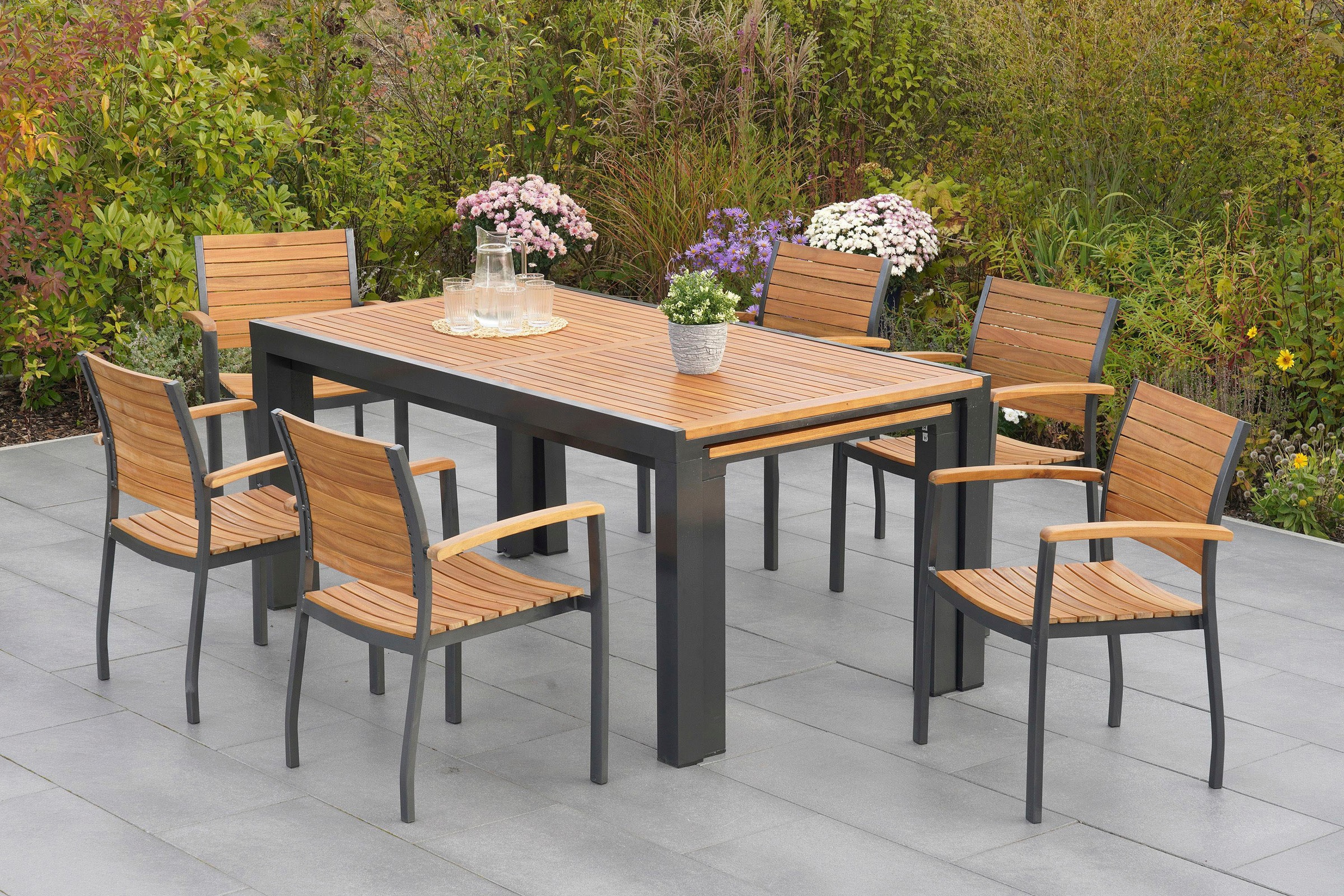 MERXX Garten-Essgruppe "Santorin", (7 tlg.) günstig online kaufen
