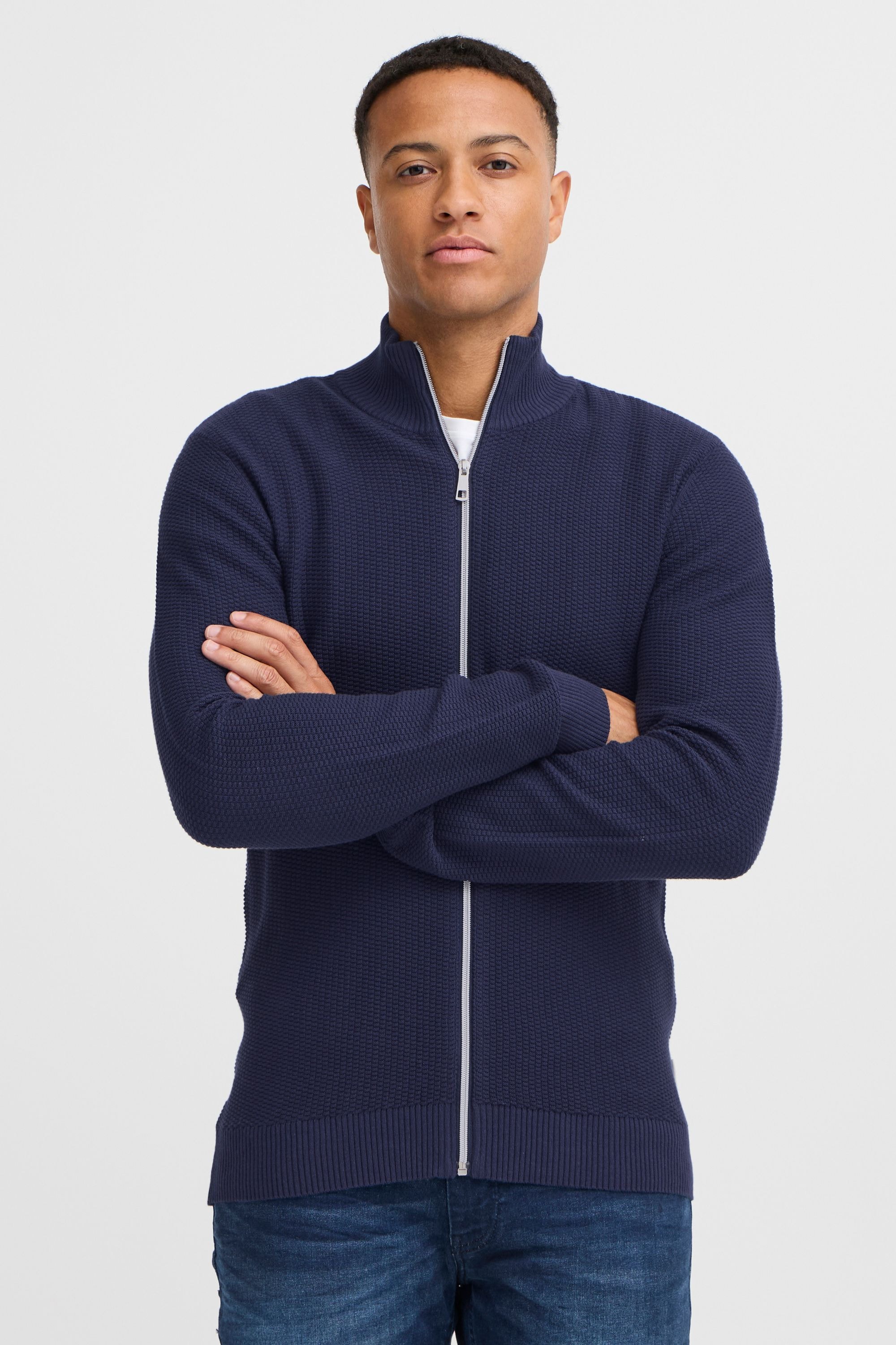 Blend Strickjacke "BHMGOMAZ", Stilvolle Strickjacke mit Reißverschluss günstig online kaufen