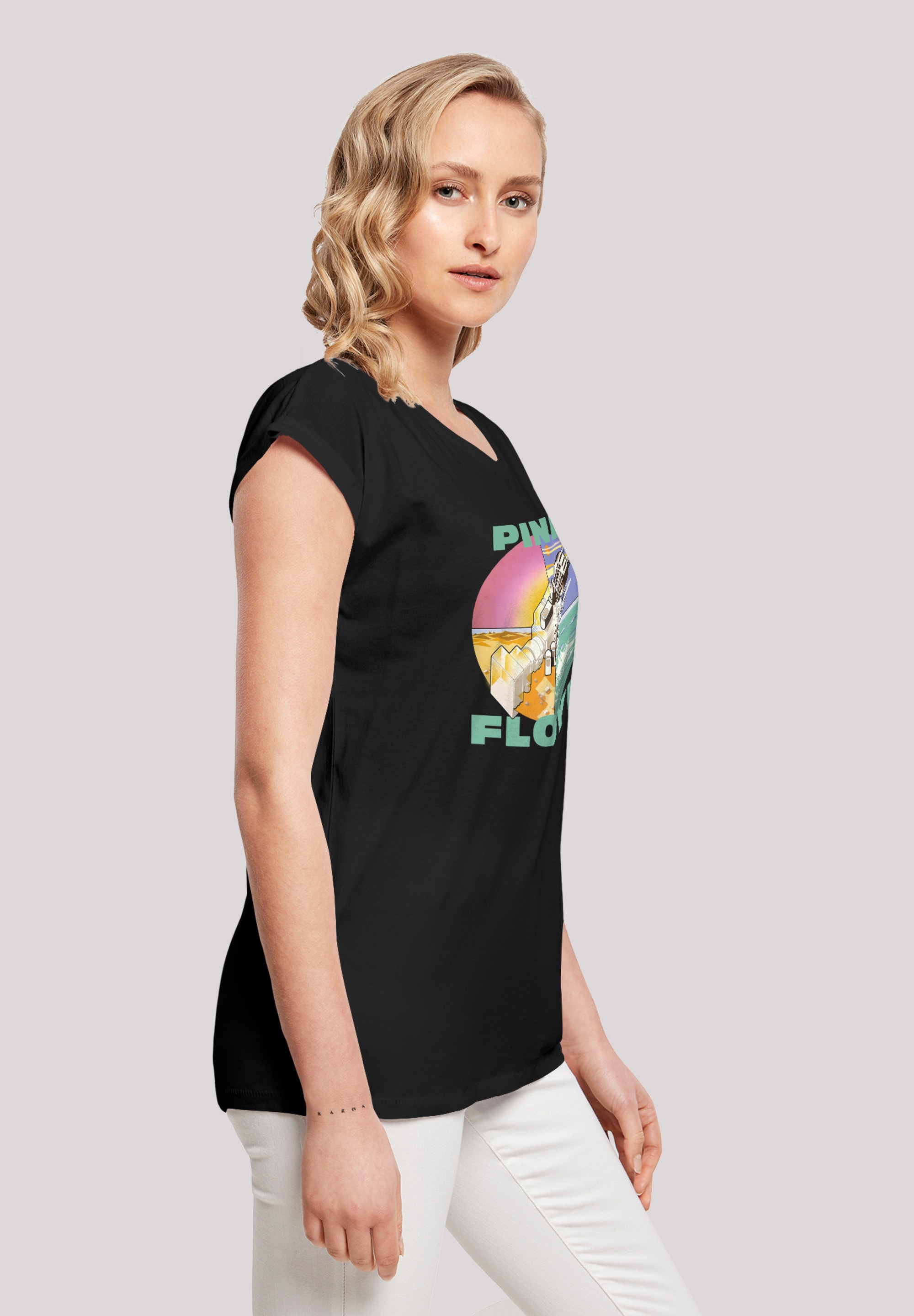 F4NT4STIC T-Shirt »Pink Floyd Wish You Were Here Rockband«, Damen,Premium Merch,Regular-Fit,Kurze Ärmel,Bandshirt