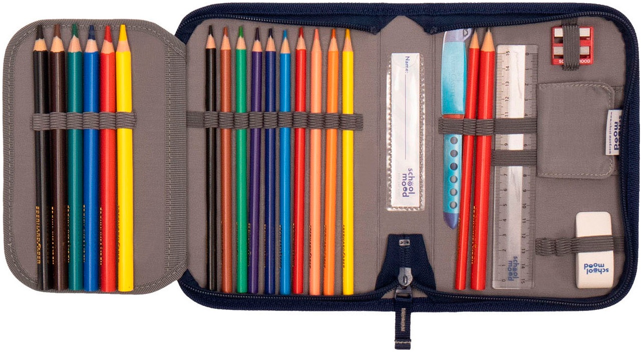 SCHOOL-MOOD® Schulranzen »Champion Pro«, retroreflektierende Flächen, mit LED-Patchy