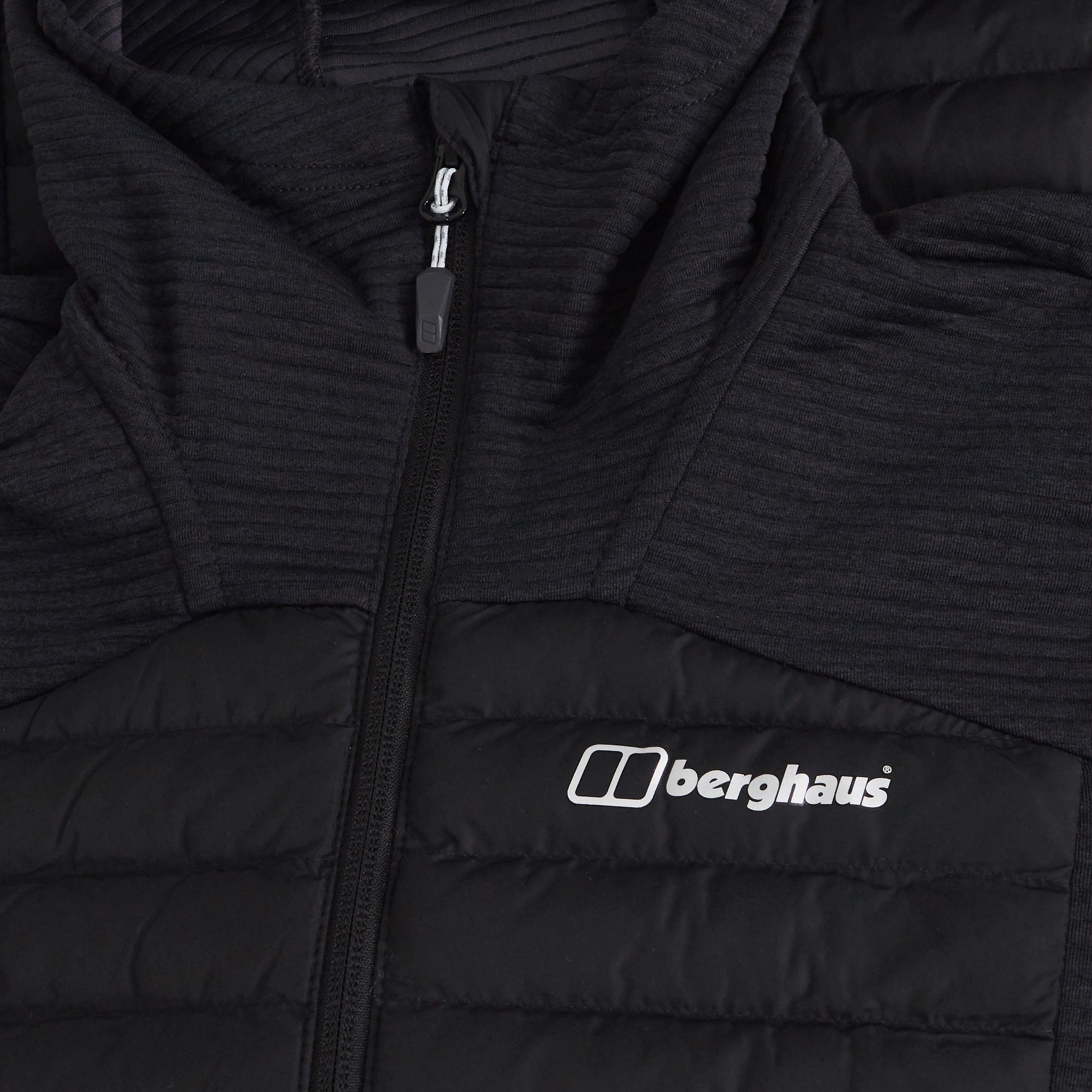Berghaus Hybridjacke »NULA HYBRID JACKET« mit Kapuze Hydroloft® Isolierung, Strickfleece-Einsätze, leicht verstaubar