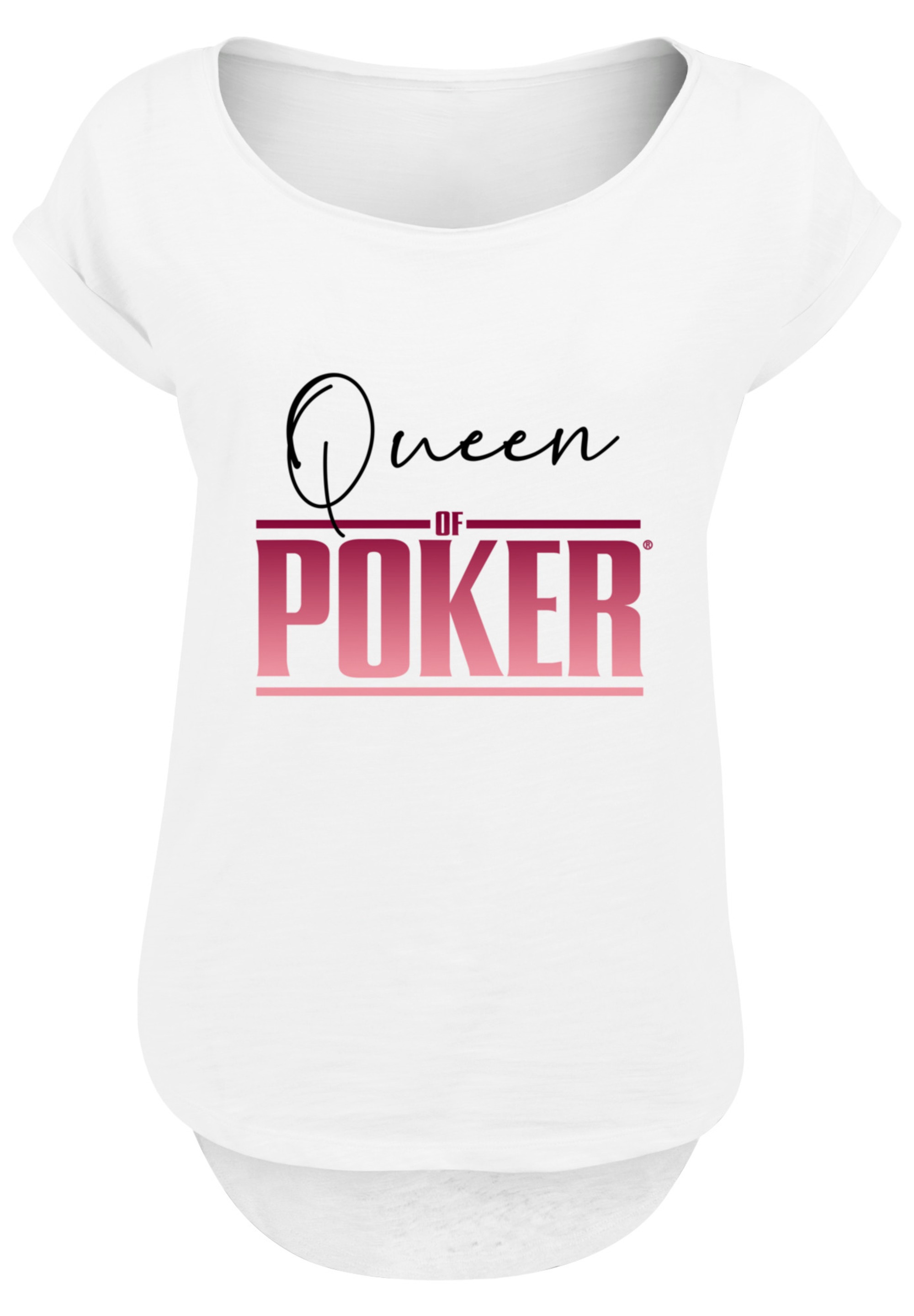 F4NT4STIC T-Shirt »Queen of Poker«, Print