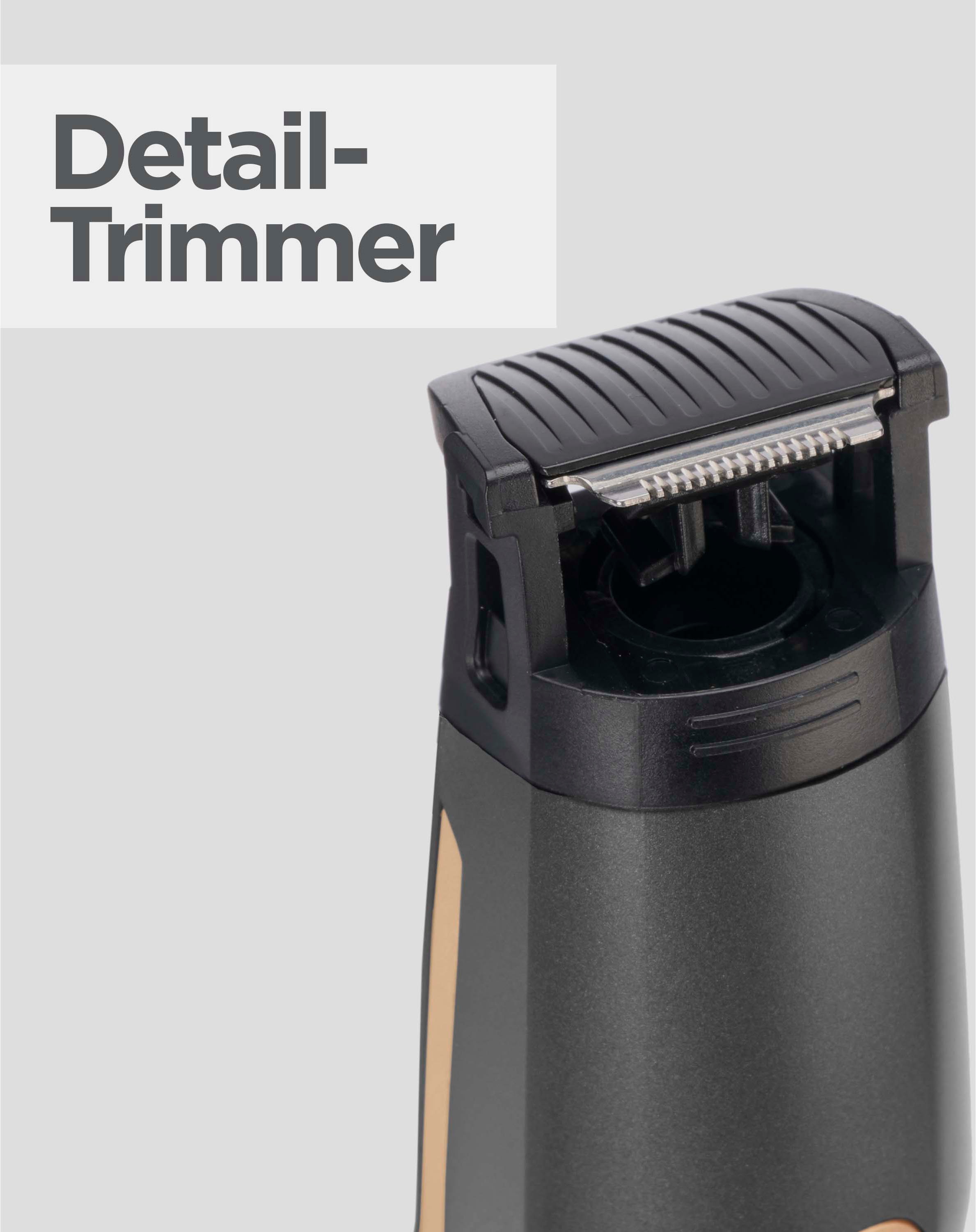 BaByliss Multifunktionstrimmer »Graphite Multi Trimmer MT987E«, 5 Aufsätze, Langlebige Graphit-Klinge, 12-in-1 Funktionr