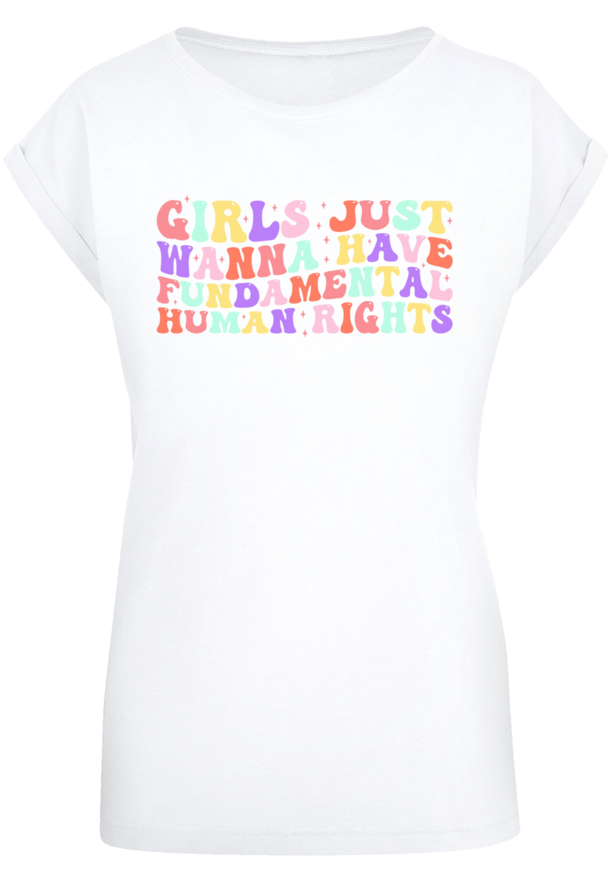 F4NT4STIC T-Shirt »Girls Just Wanna Have Fundamental Rights Frauentag«, Premium Qualität