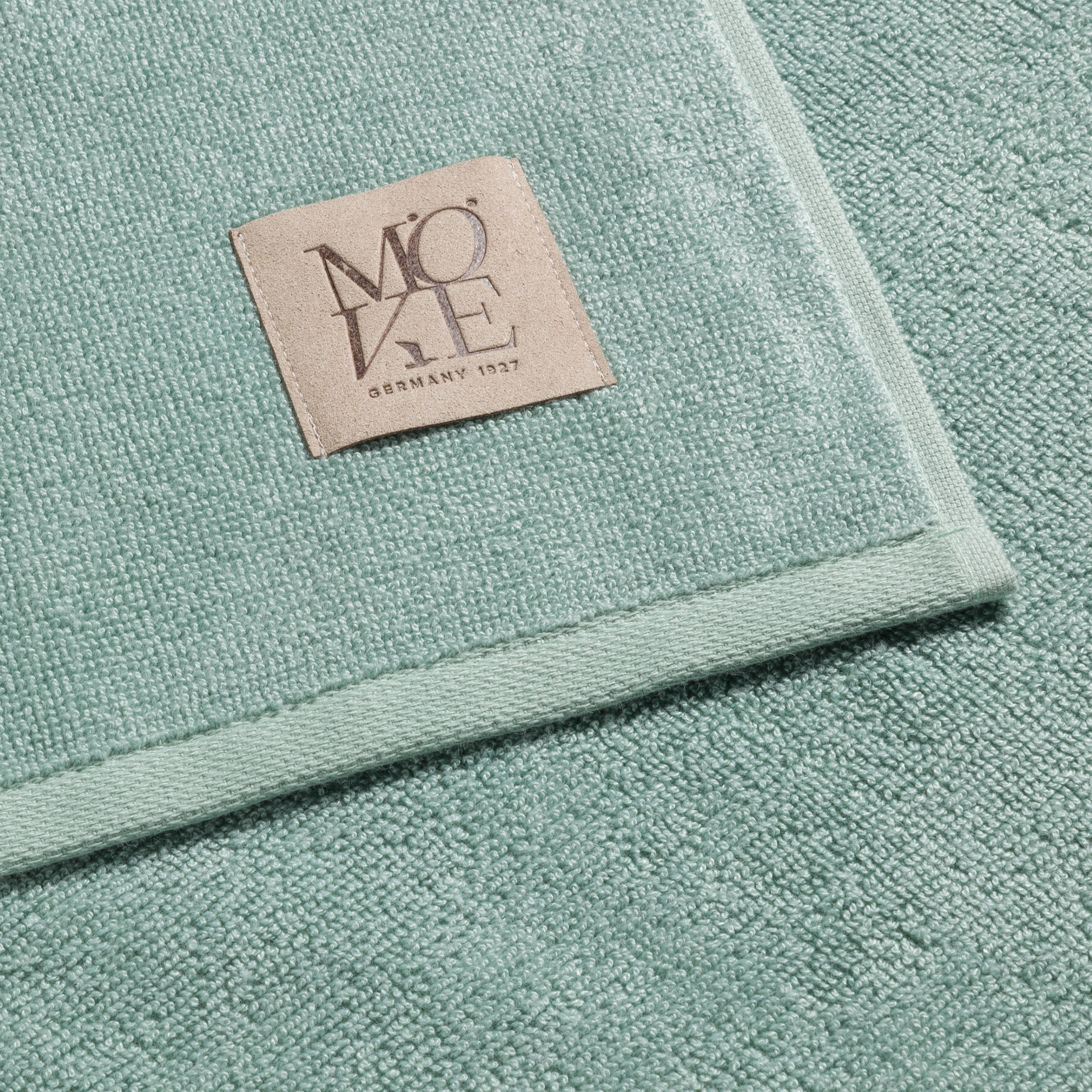 Möve Duschtuch »Soft Silence Uni mit Prägeetikett«